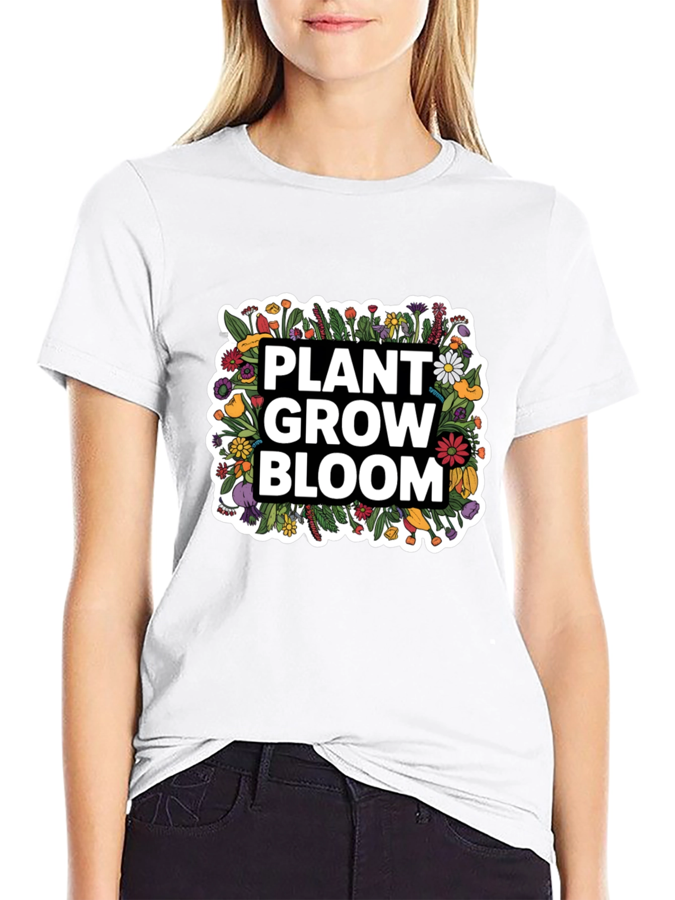 Plant Grow Bloom Floral Graphic Tee