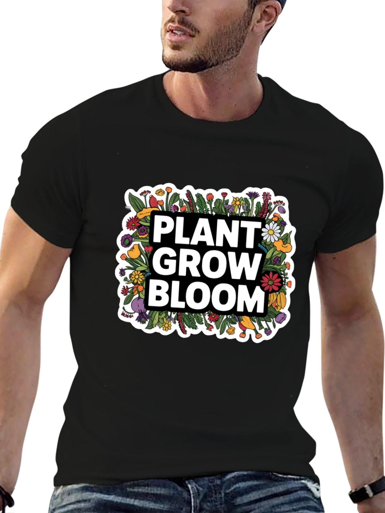 Plant Grow Bloom Floral Graphic Tee
