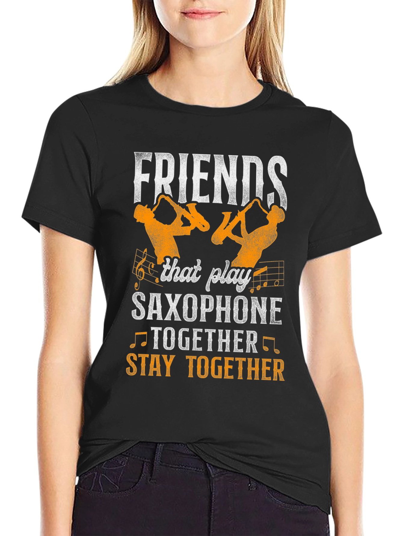 Saxophone Friends T-Shirt - Musical Gift
