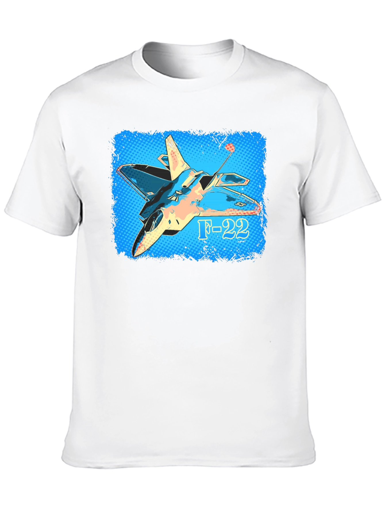 F-22 Fighter Jet Graphic T-Shirt - Military Aviation Tee