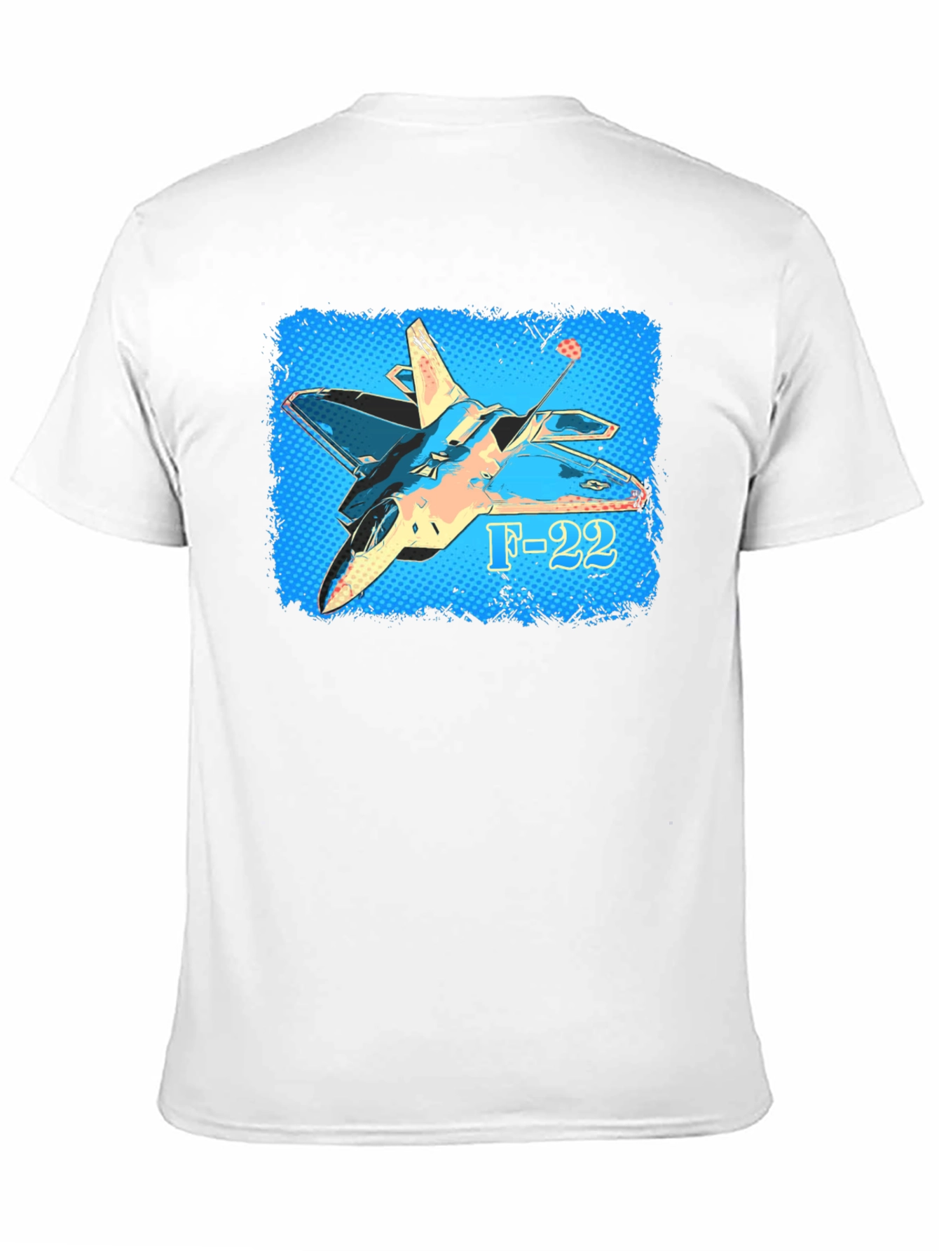 F-22 Fighter Jet Graphic T-Shirt - Military Aviation Tee