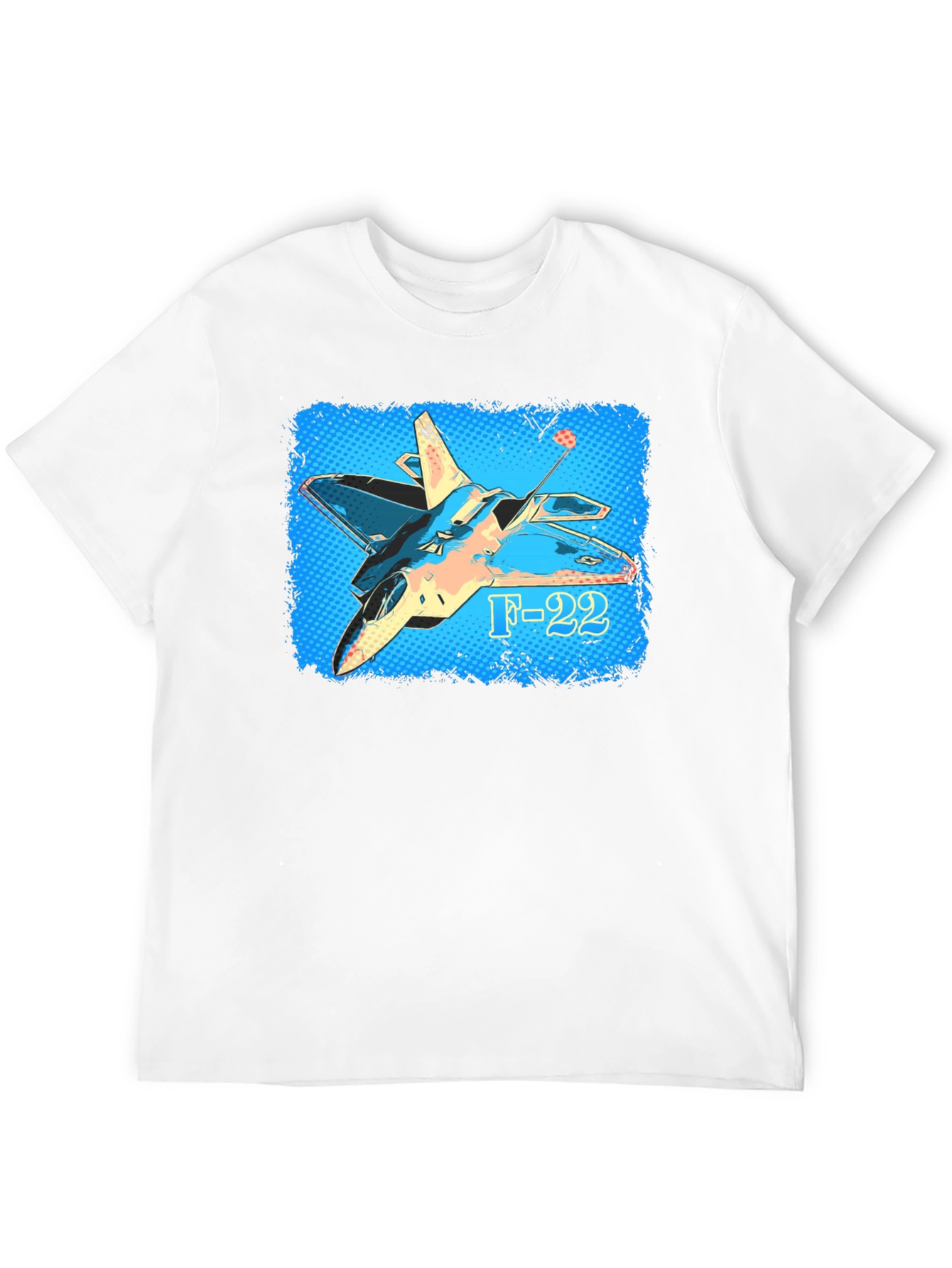 F-22 Fighter Jet Graphic T-Shirt - Military Aviation Tee