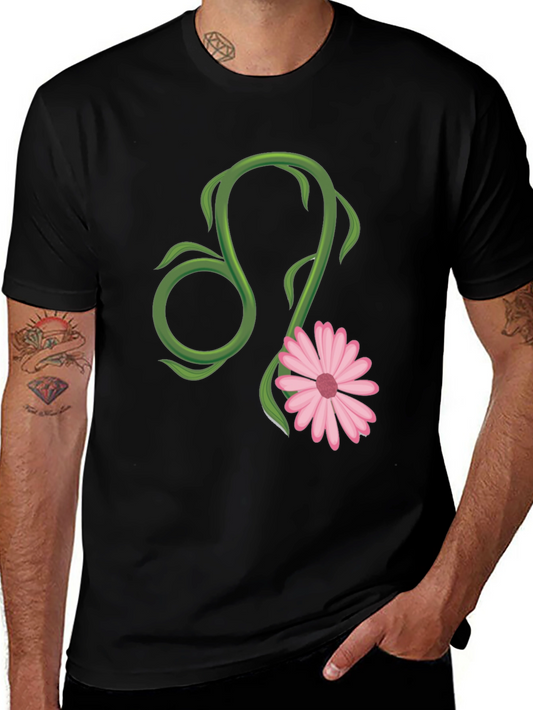 Leo Zodiac Flower T-Shirt