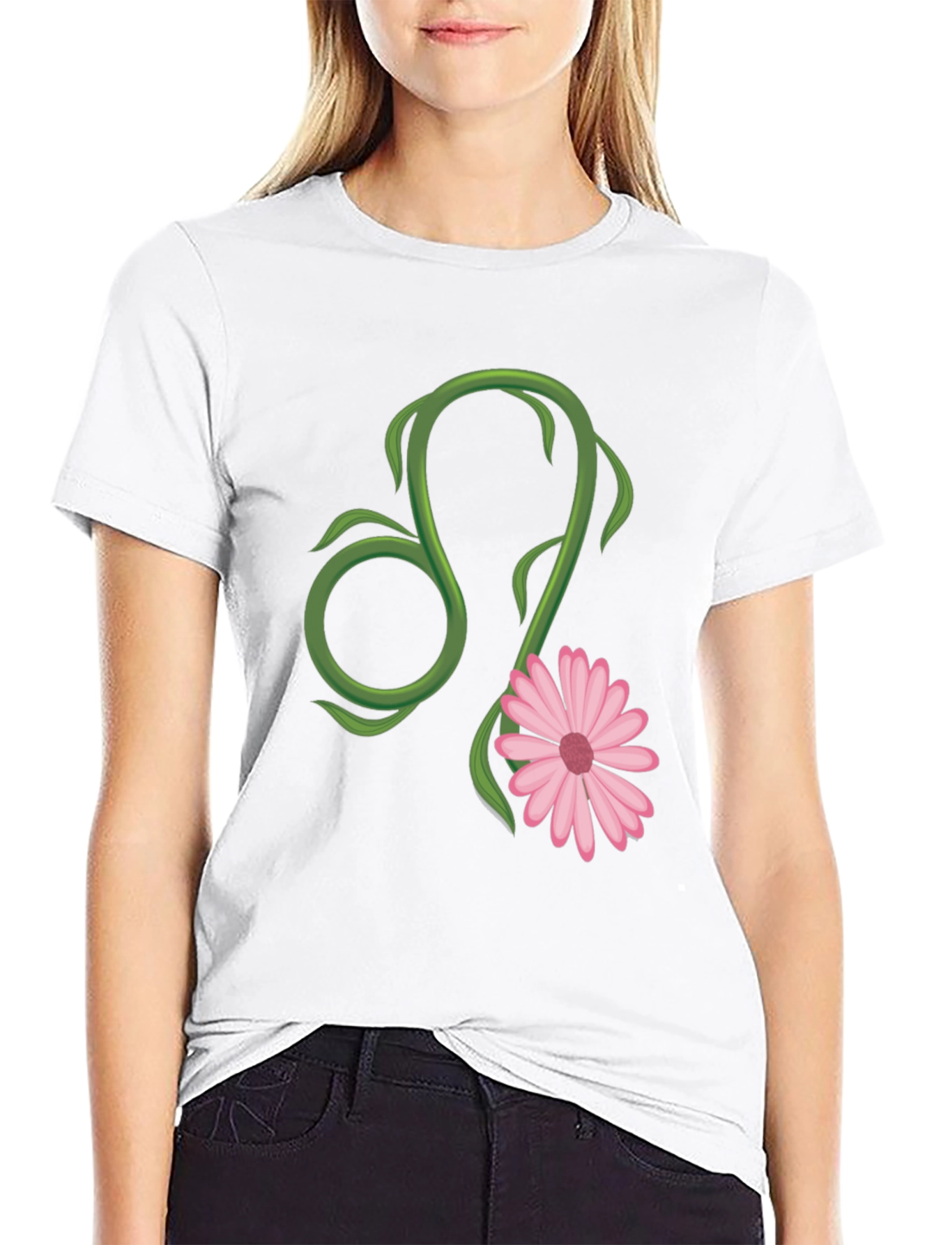Leo Zodiac Flower T-Shirt