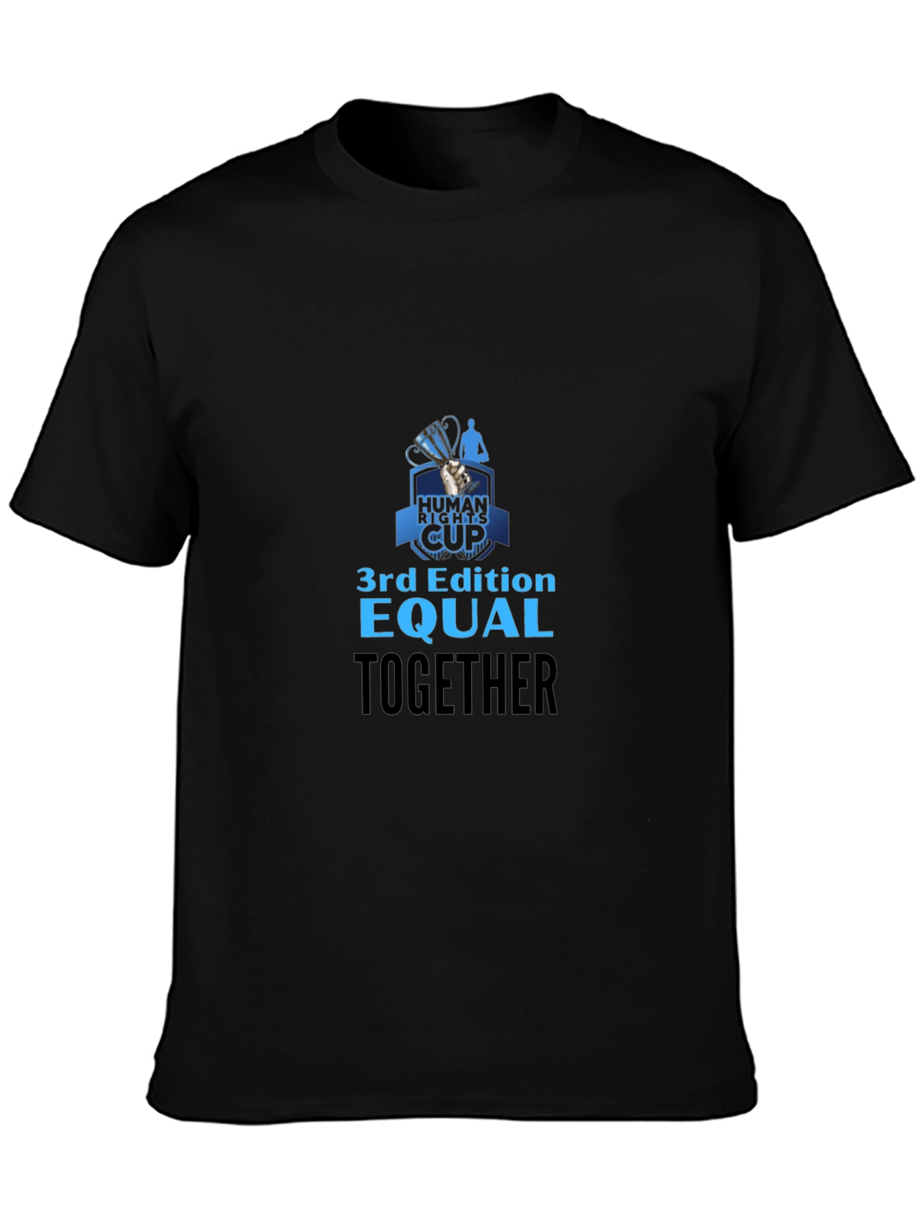 Human Rights Cup Black Graphic Tee