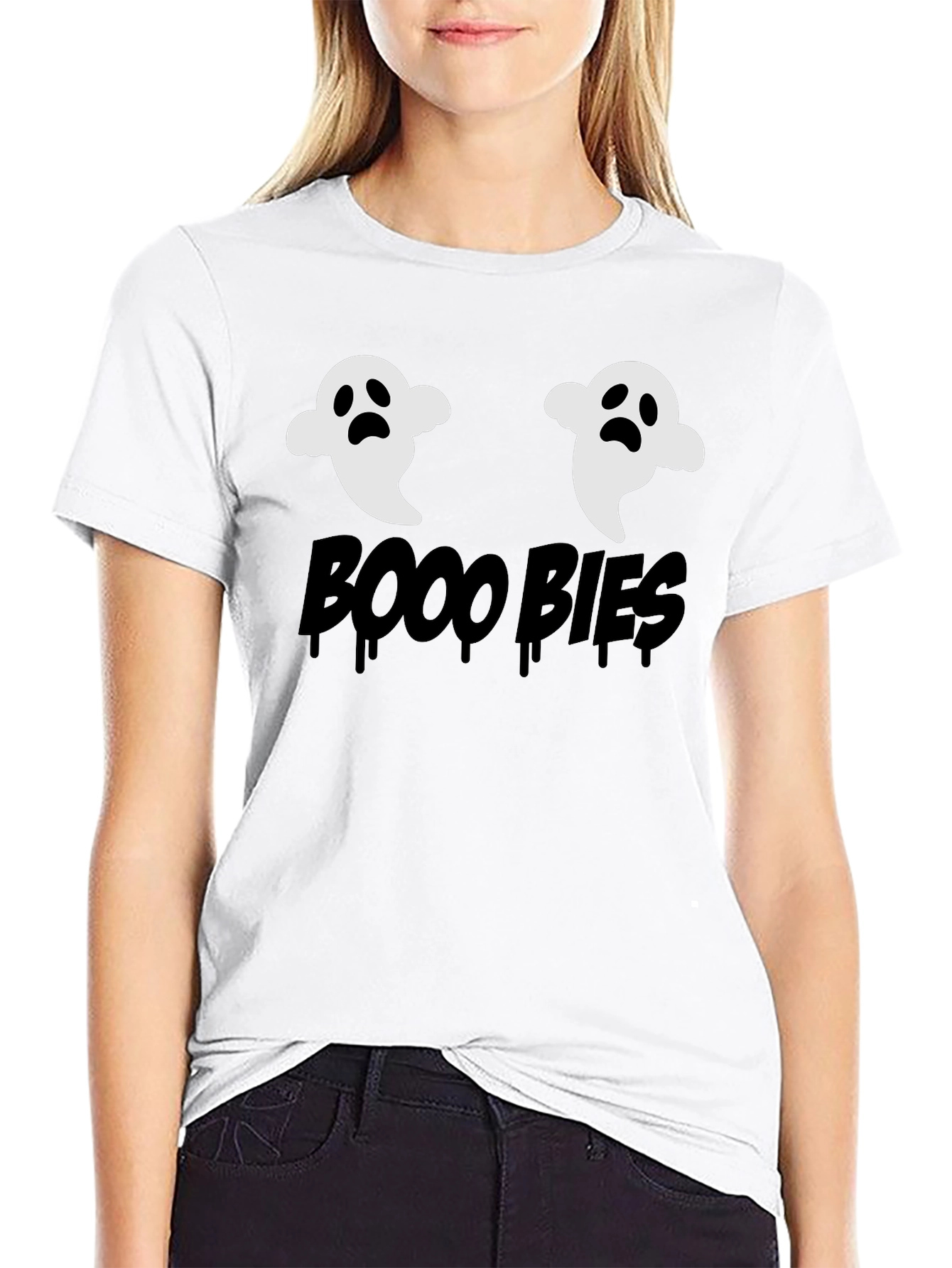 Boo-bies Ghost Halloween T-Shirt