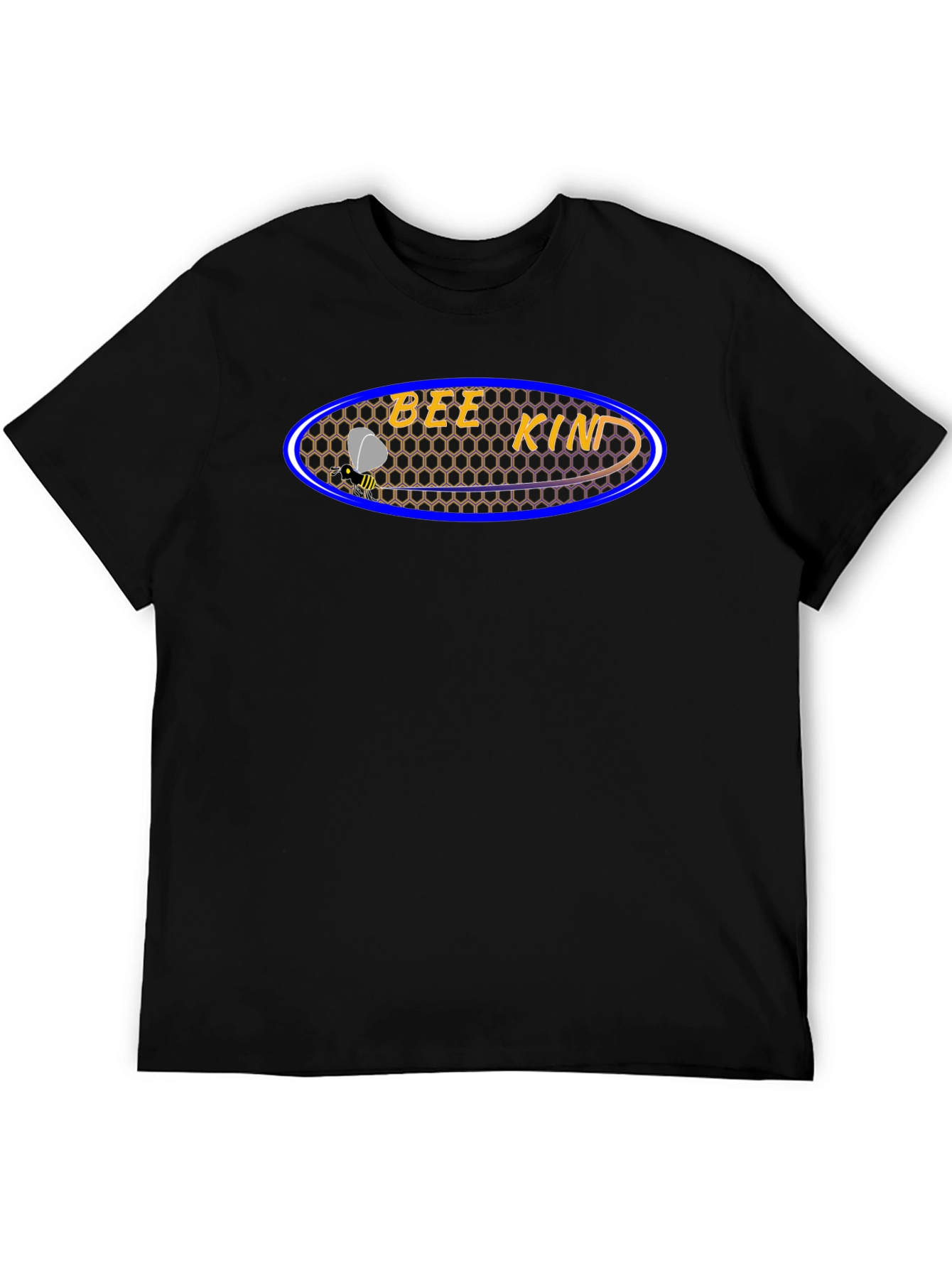 Bee Kind Black Graphic Tee - Mens