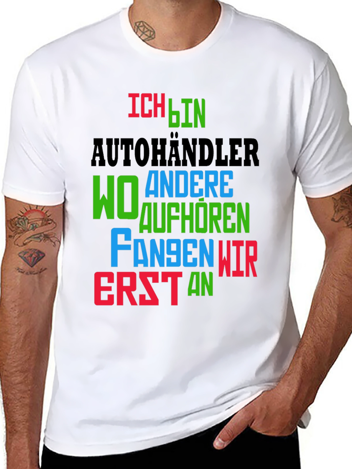 Ich Bin Autohändler T-Shirt - Car Dealer Humor