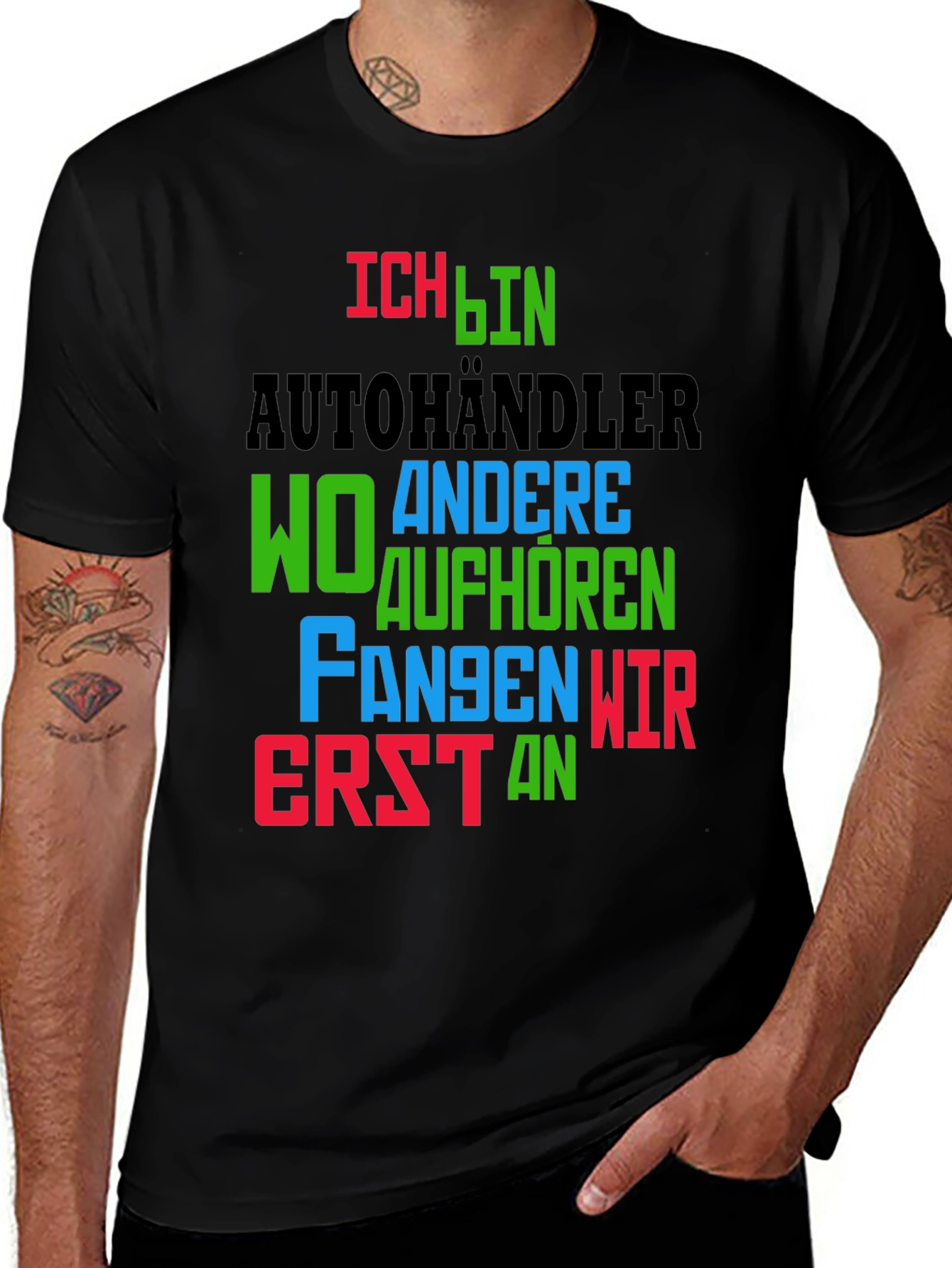Ich Bin Autohändler T-Shirt - Car Dealer Humor