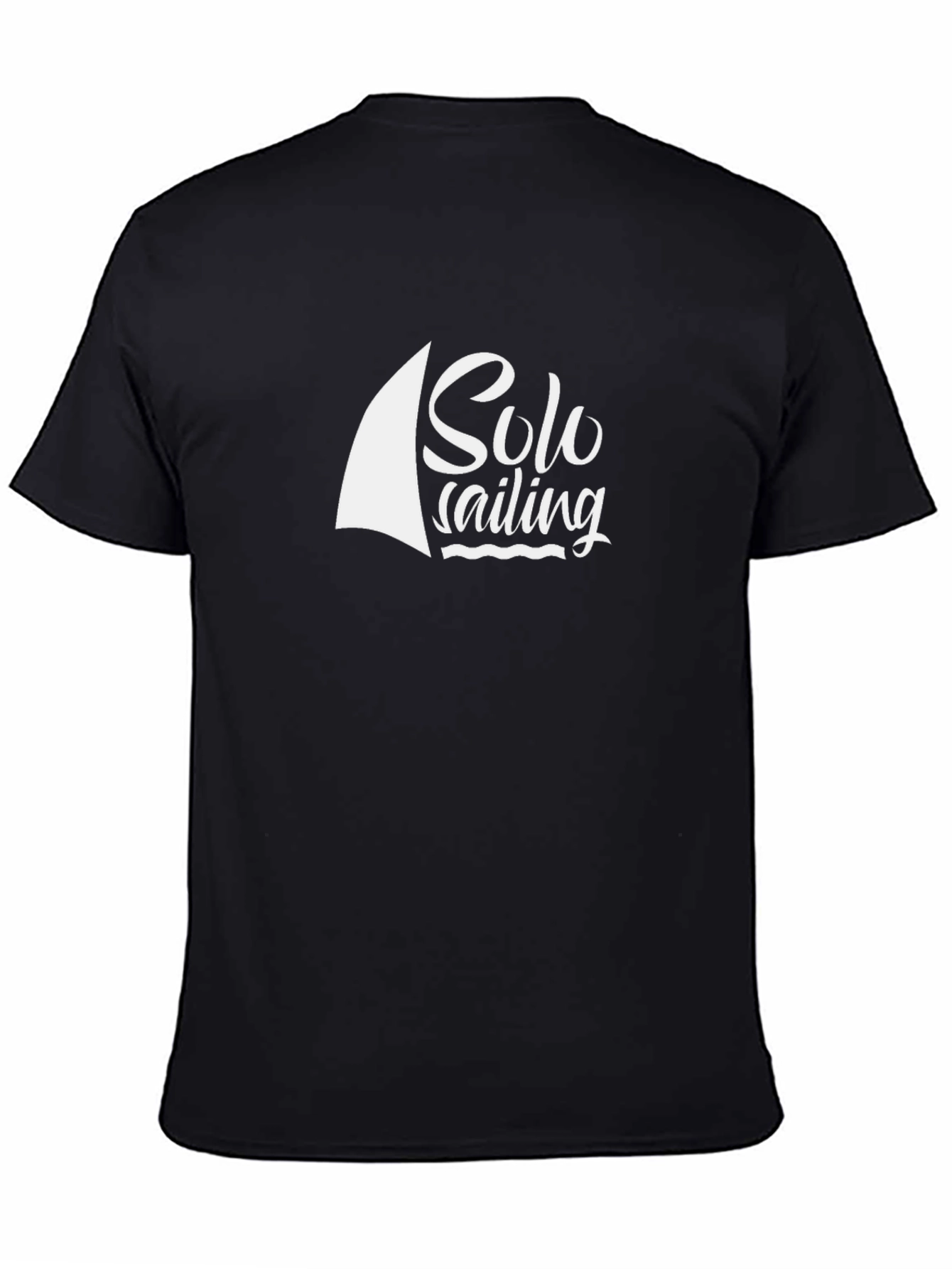 Solo Sailing Black T-Shirt