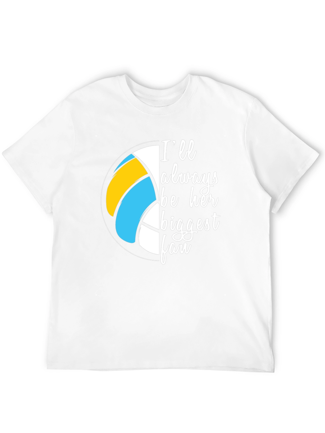 Volleyball Fan T-Shirt - Always Her Biggest Fan