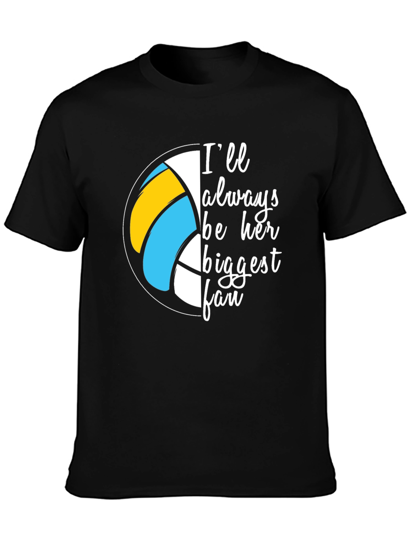 Volleyball Fan T-Shirt - Always Her Biggest Fan