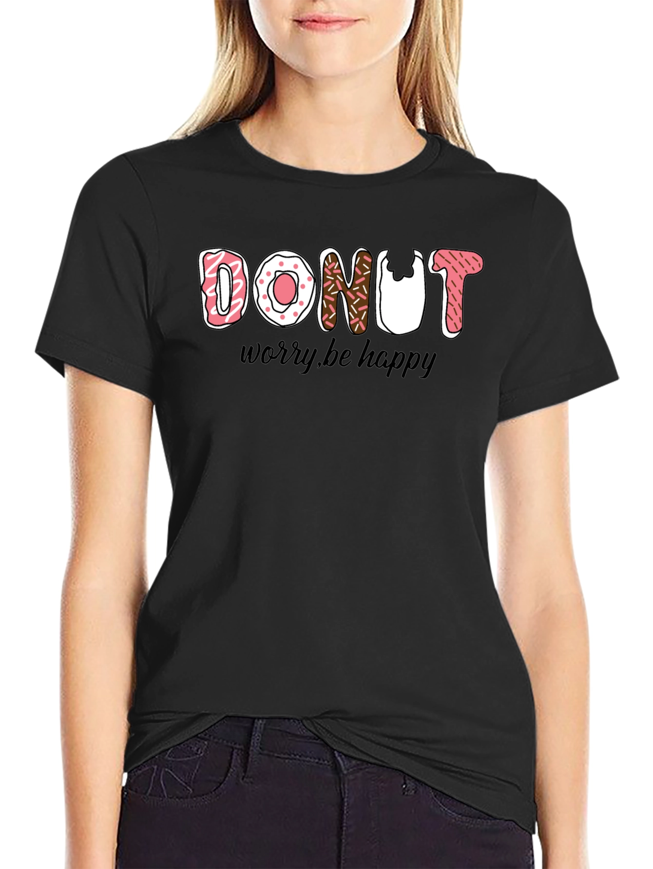 Donut Worry Be Happy T-Shirt