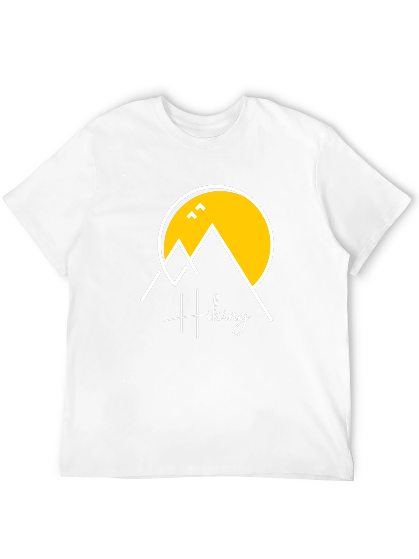 Hiking Graphic T-Shirt - Black Cotton Tee