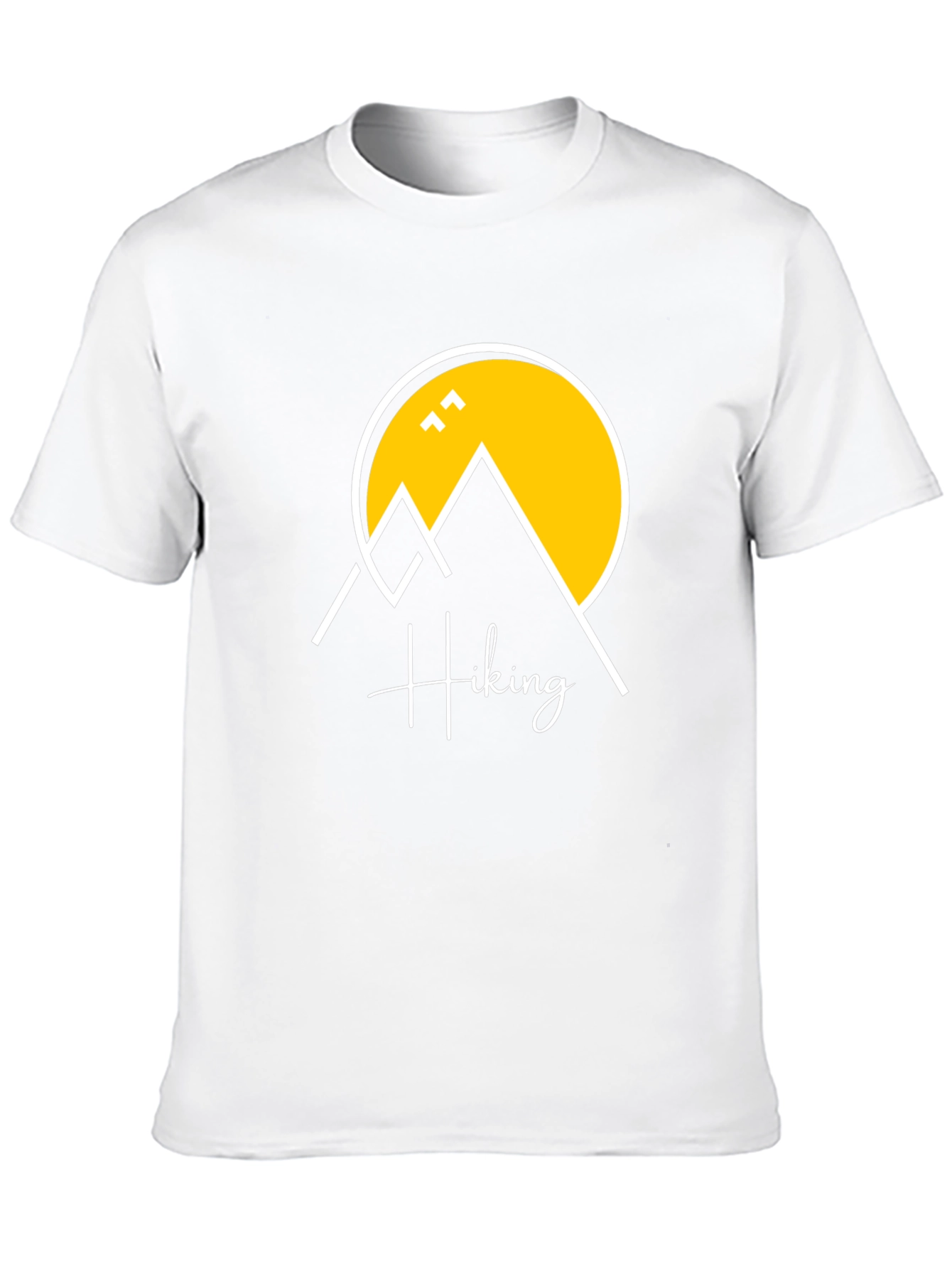 Hiking Graphic T-Shirt - Black Cotton Tee