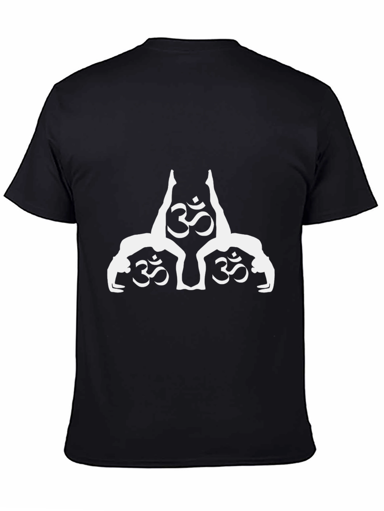 Yoga Om Symbol Black Tee