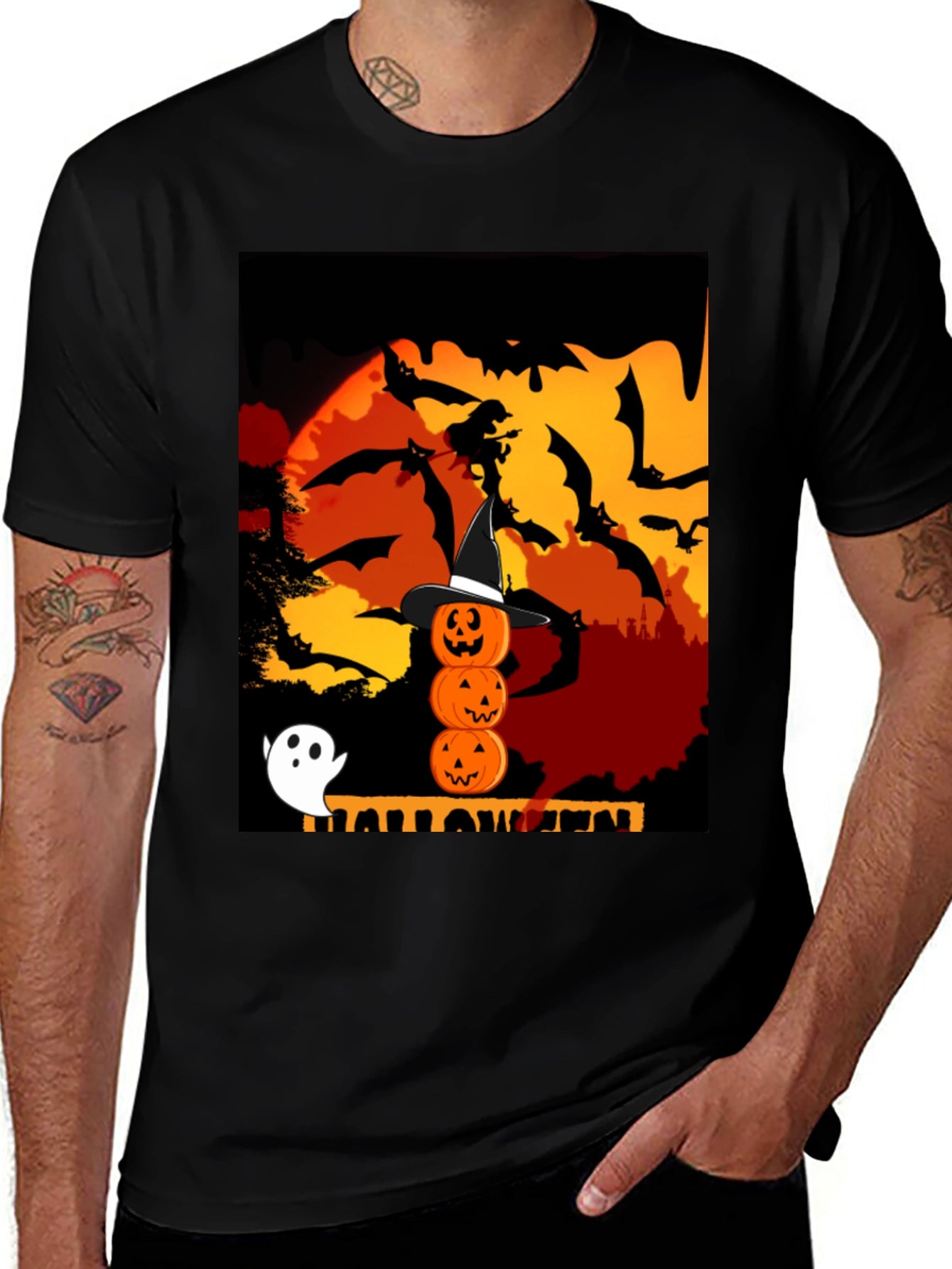 Halloween Graphic Tee - Spooky Season Shirt
