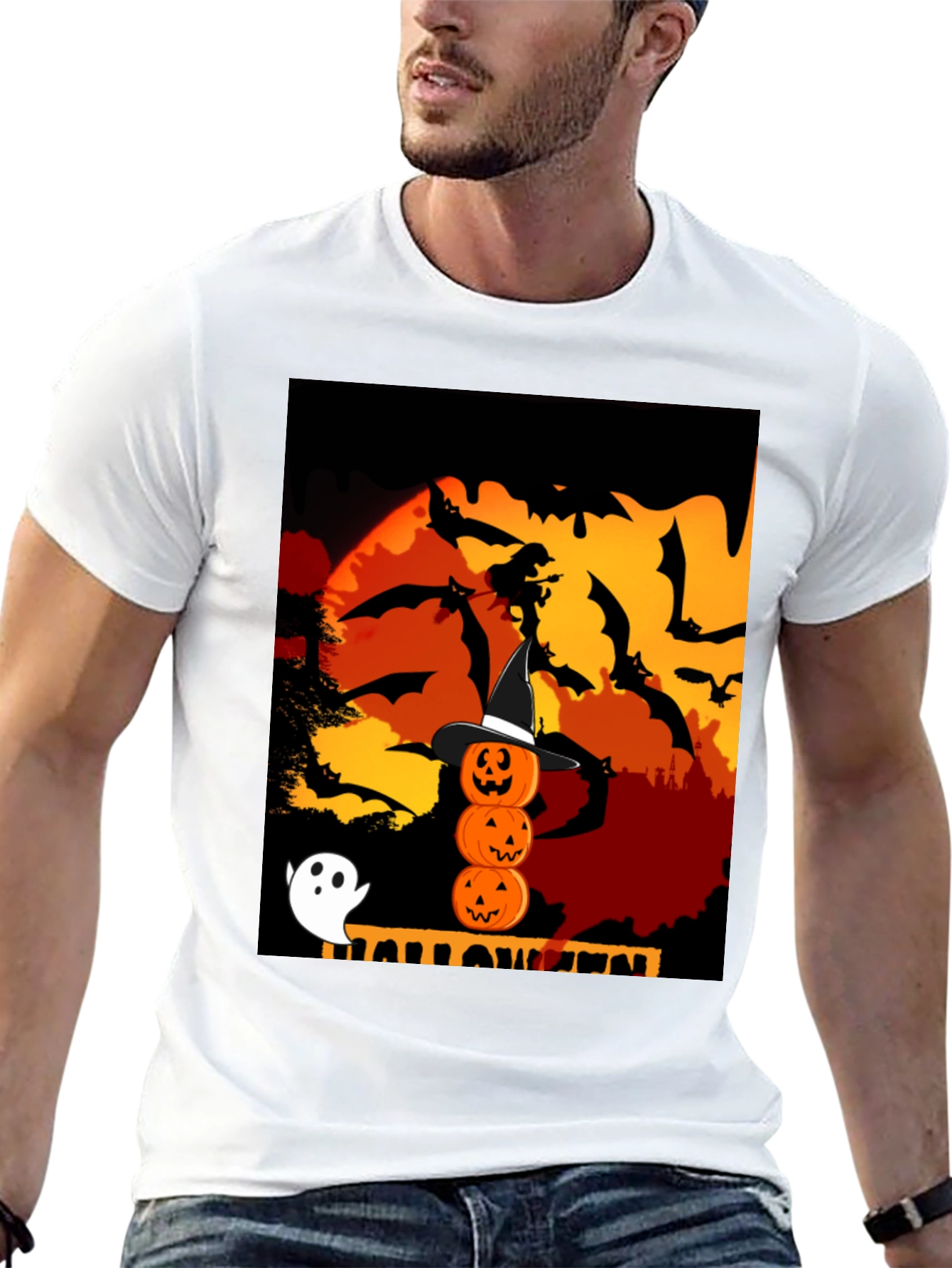 Halloween Graphic Tee - Spooky Season Shirt