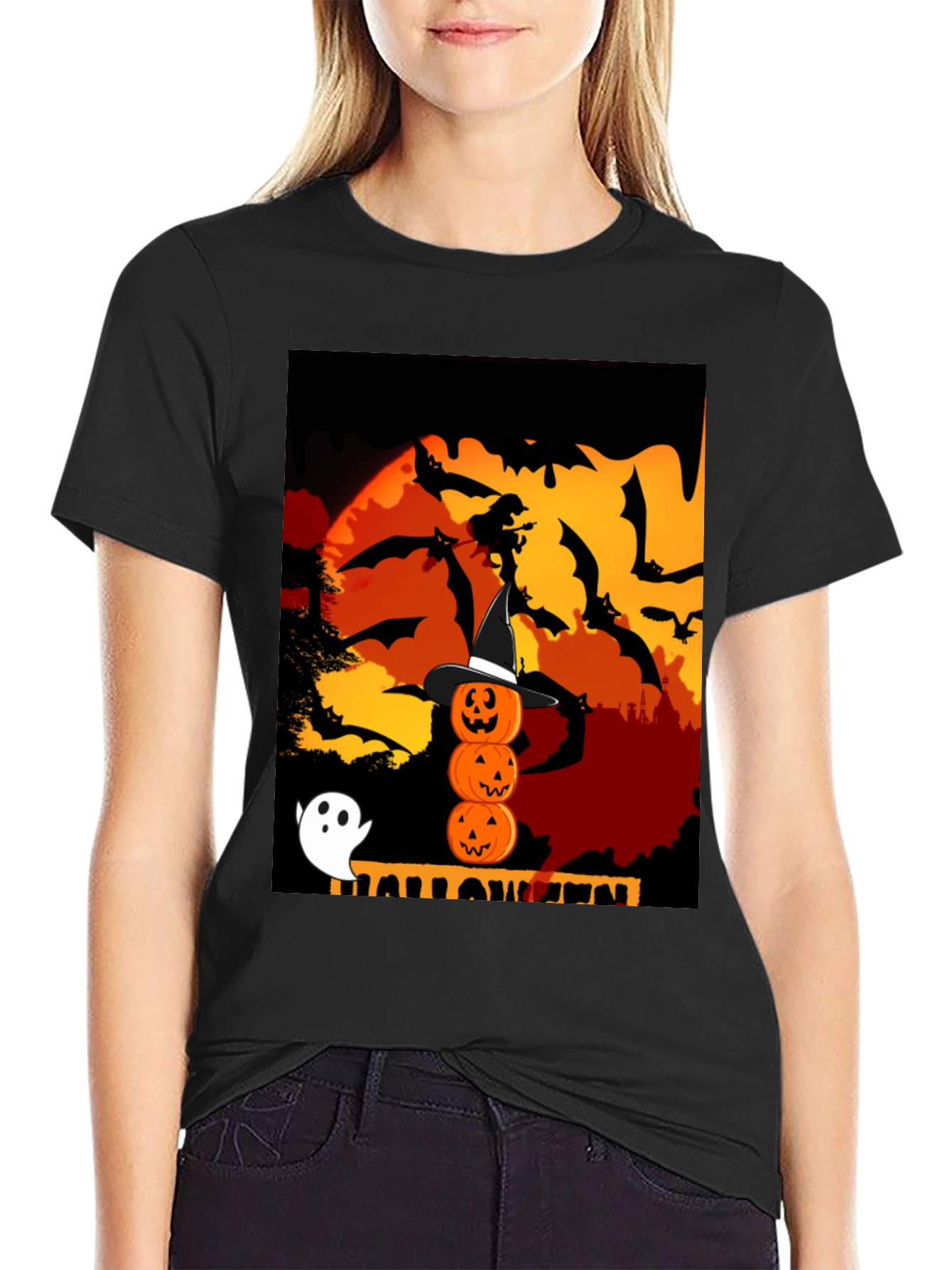 Halloween Graphic Tee - Spooky Season Shirt