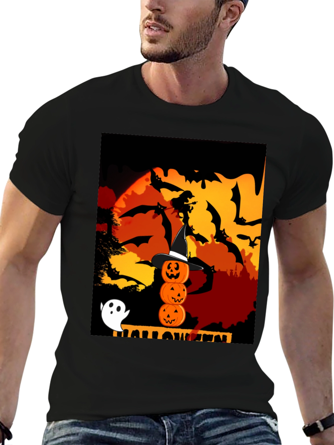 Halloween Graphic Tee - Spooky Season Shirt