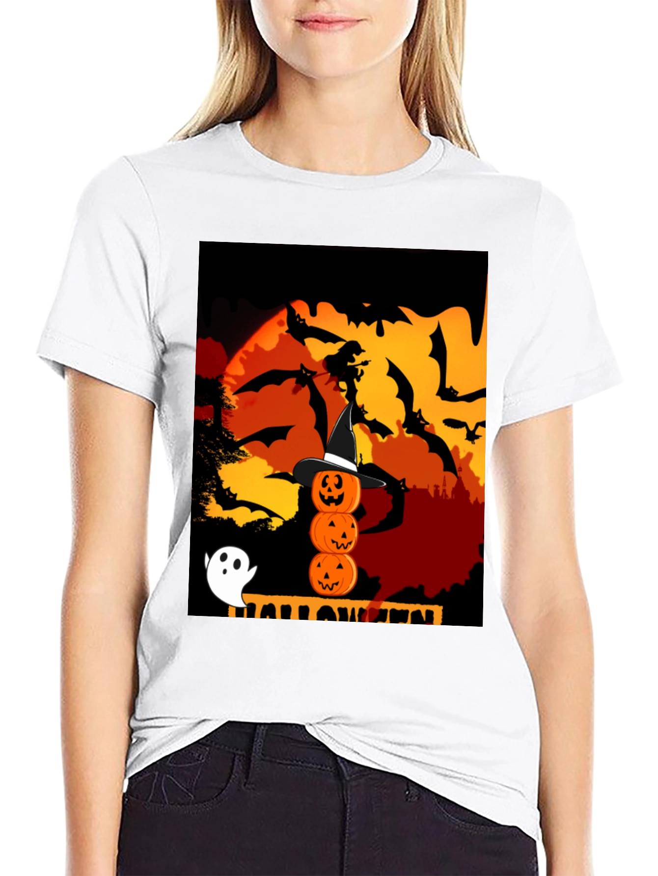 Halloween Graphic Tee - Spooky Season Shirt