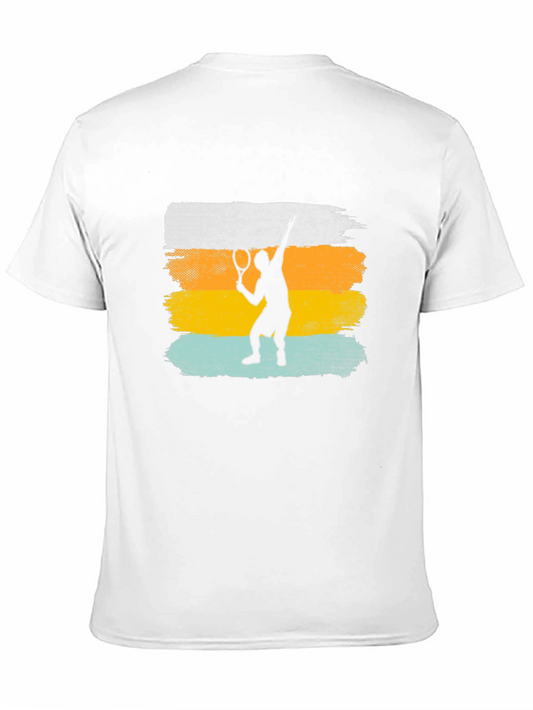 Tennis Player Graphic Tee - Serve Up Style!