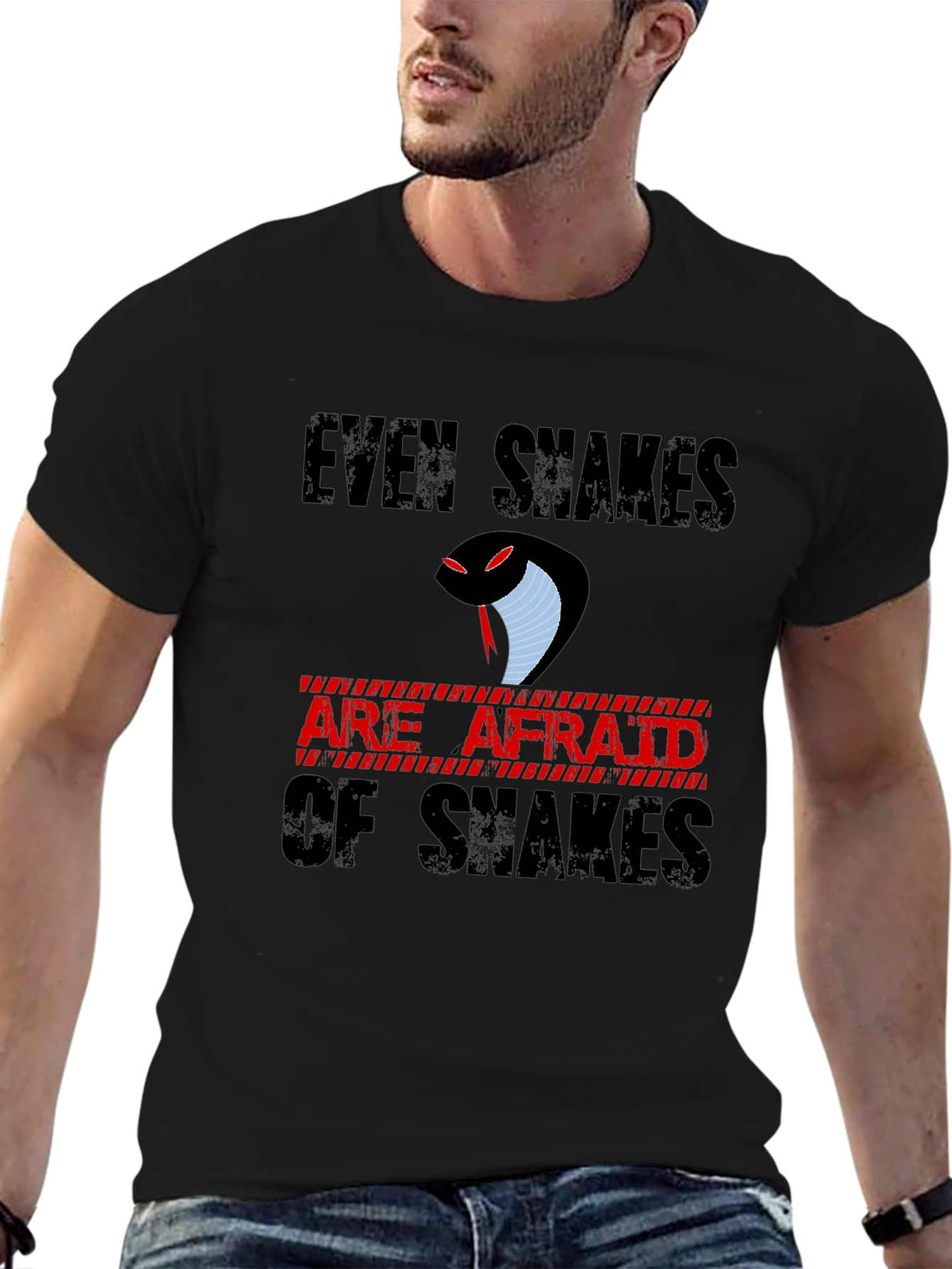 Even Snakes are Afraid T-Shirt