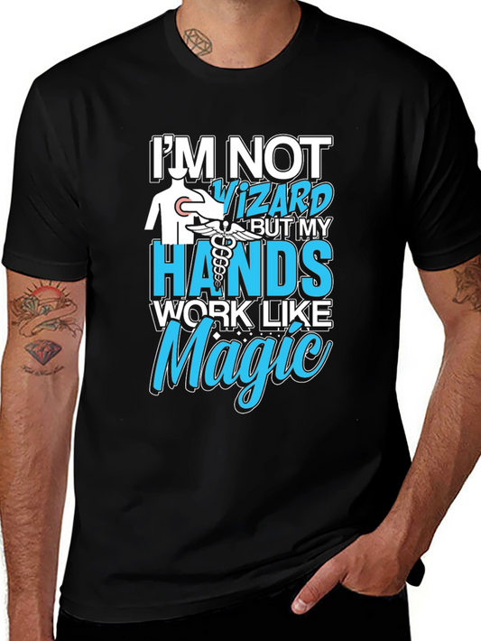 Medical Magic T-Shirt - Healing Hands Graphic Tee