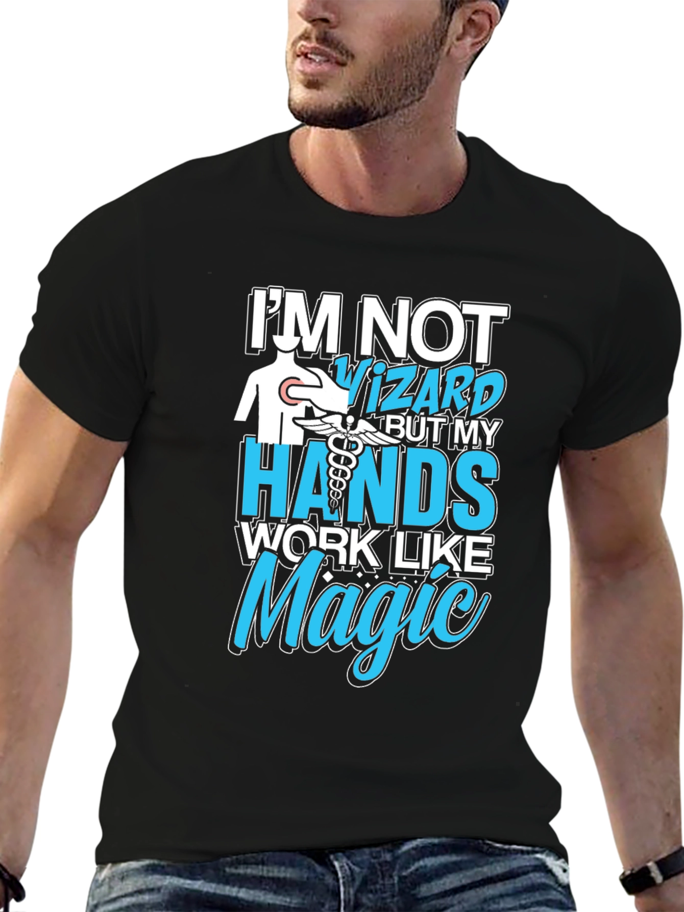Medical Magic T-Shirt - Healing Hands Graphic Tee