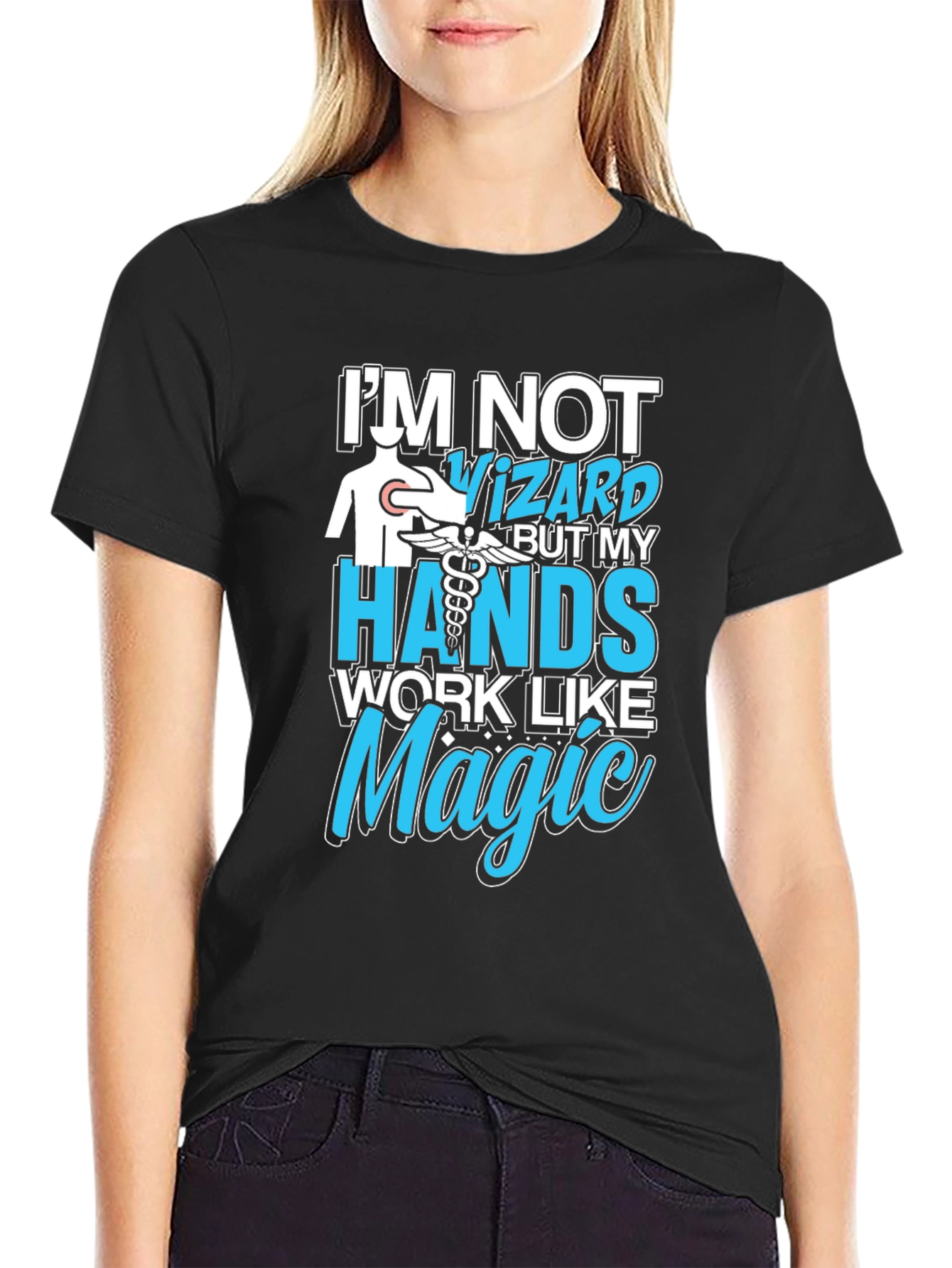 Medical Magic T-Shirt - Healing Hands Graphic Tee