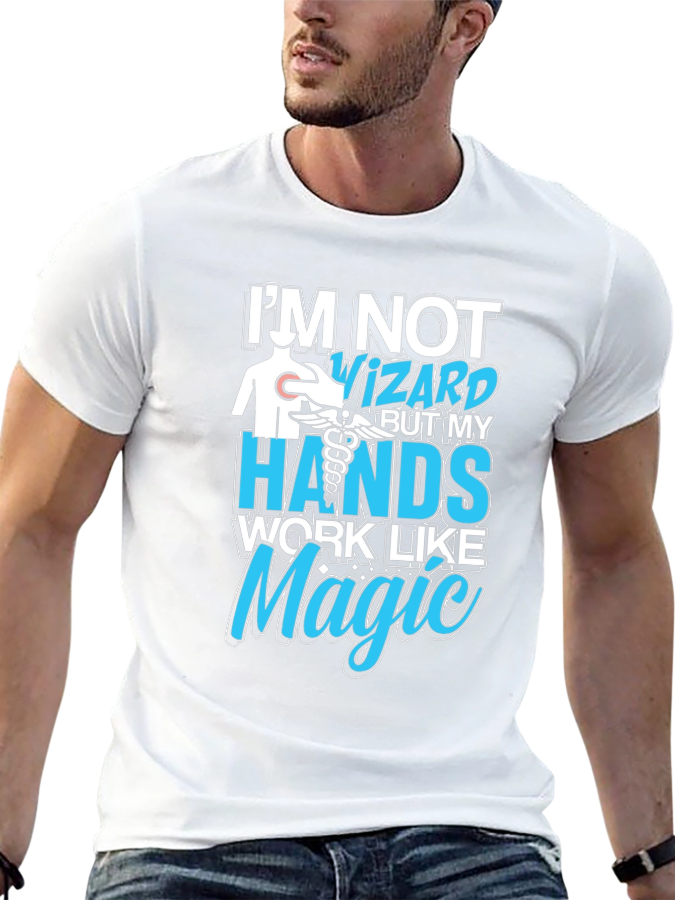 Medical Magic T-Shirt - Healing Hands Graphic Tee