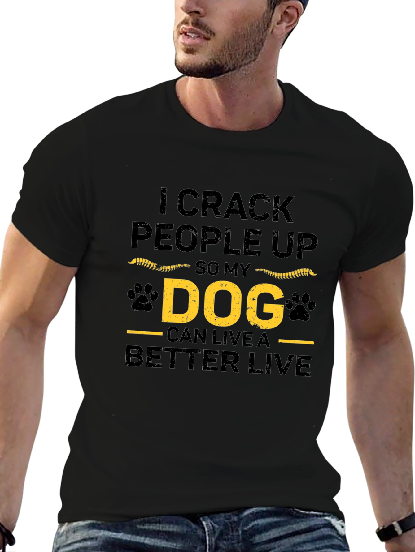 I Crack People Up Dog T-Shirt