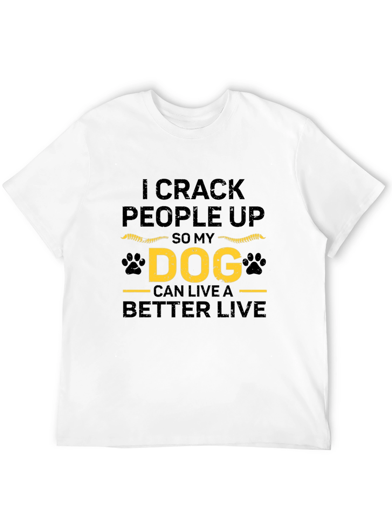 I Crack People Up Dog T-Shirt