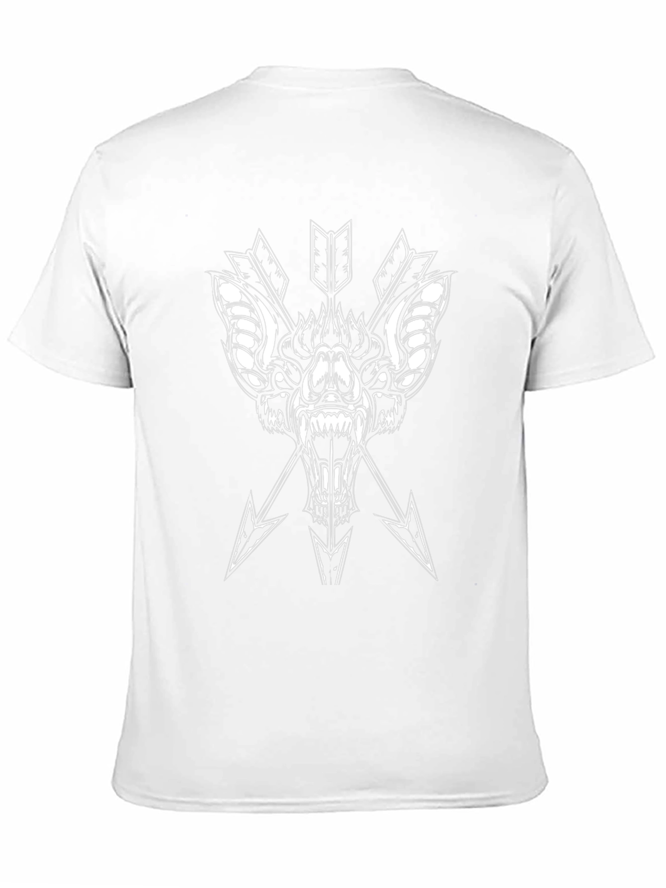Mens Black Graphic Tee - Fierce Animal Design