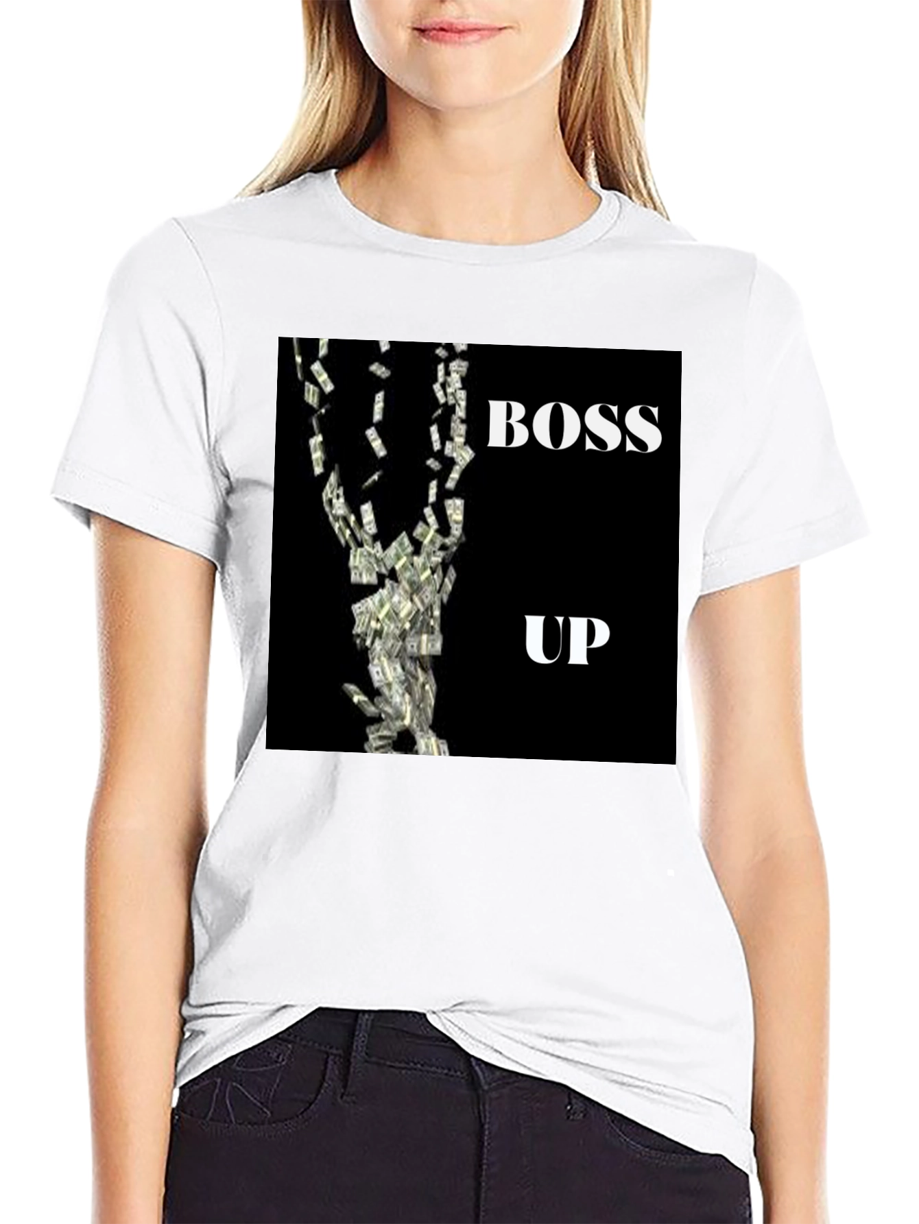 Boss Up Graphic Tee - Black