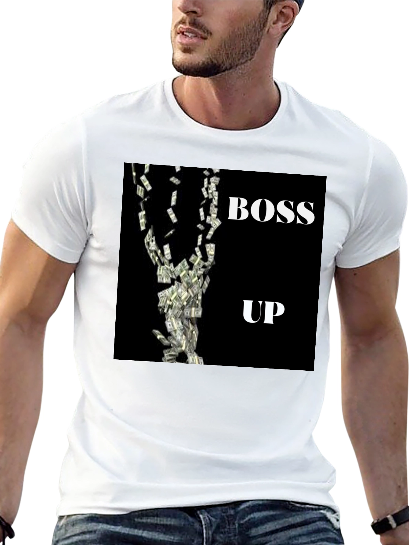 Boss Up Graphic Tee - Black