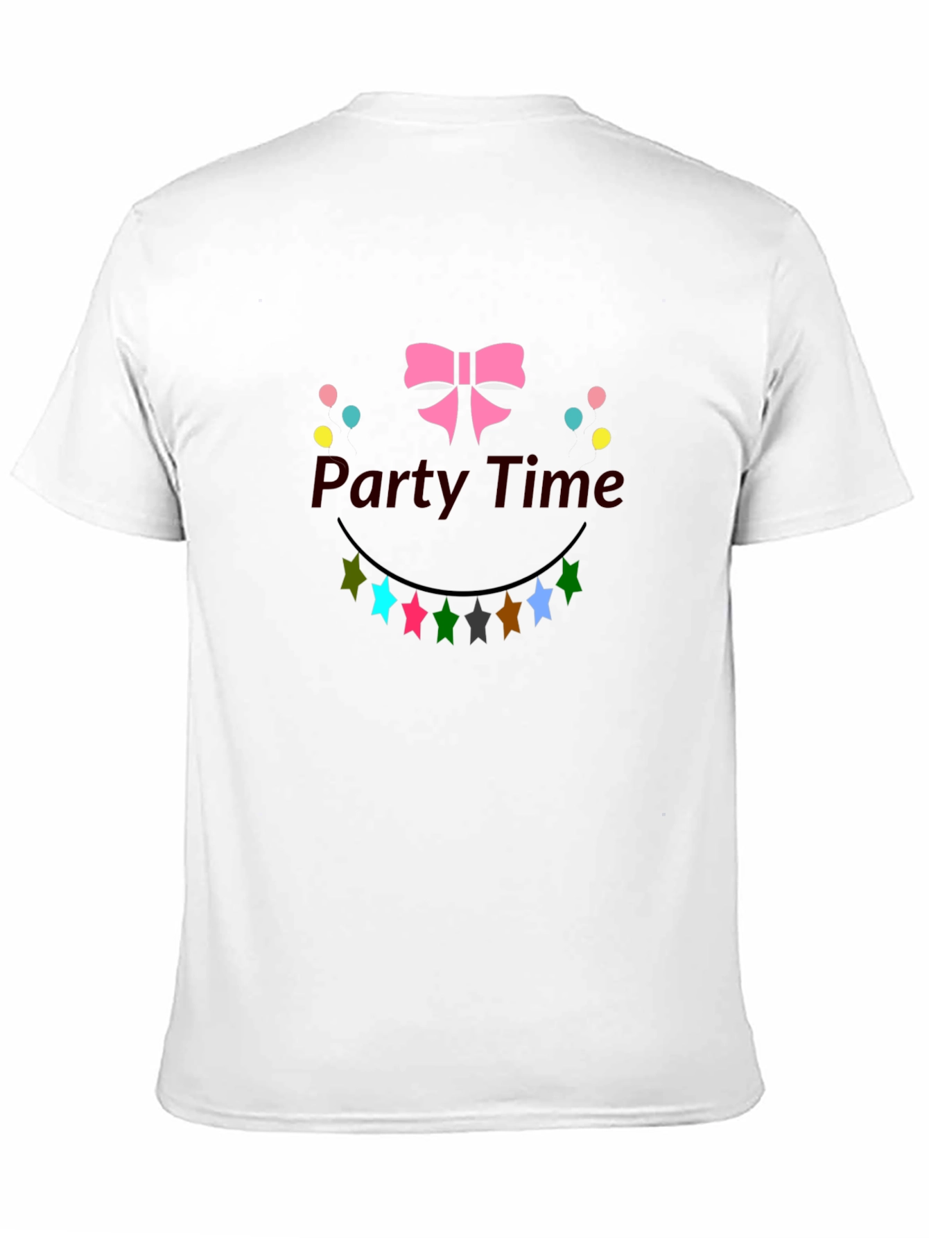 Party Time Black Graphic Tee