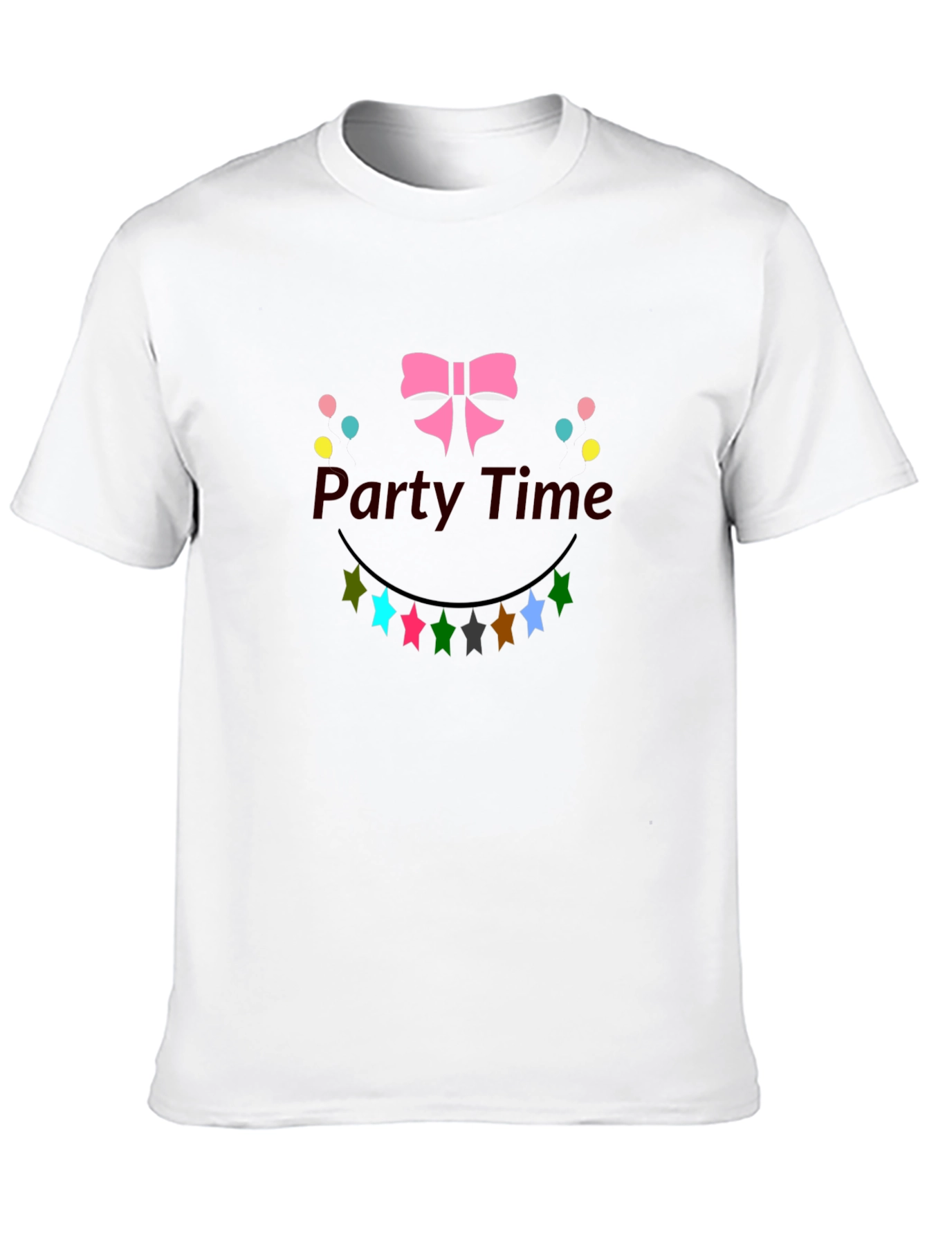 Party Time Black Graphic Tee