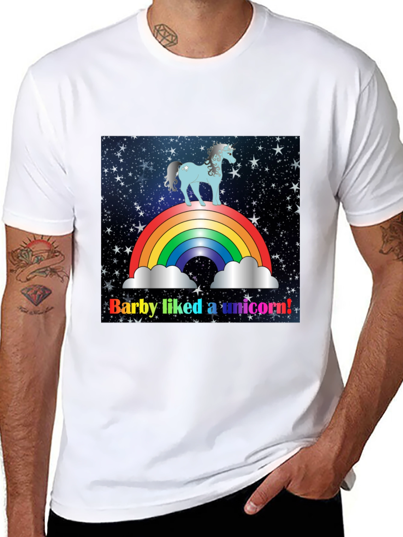 Rainbow Unicorn Novelty T-Shirt