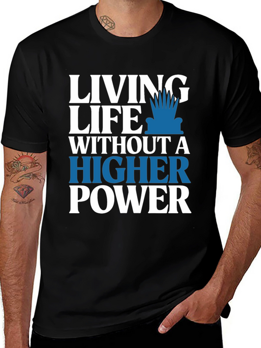 Living Life T-Shirt - Game of Thrones Iron Throne Parody Tee