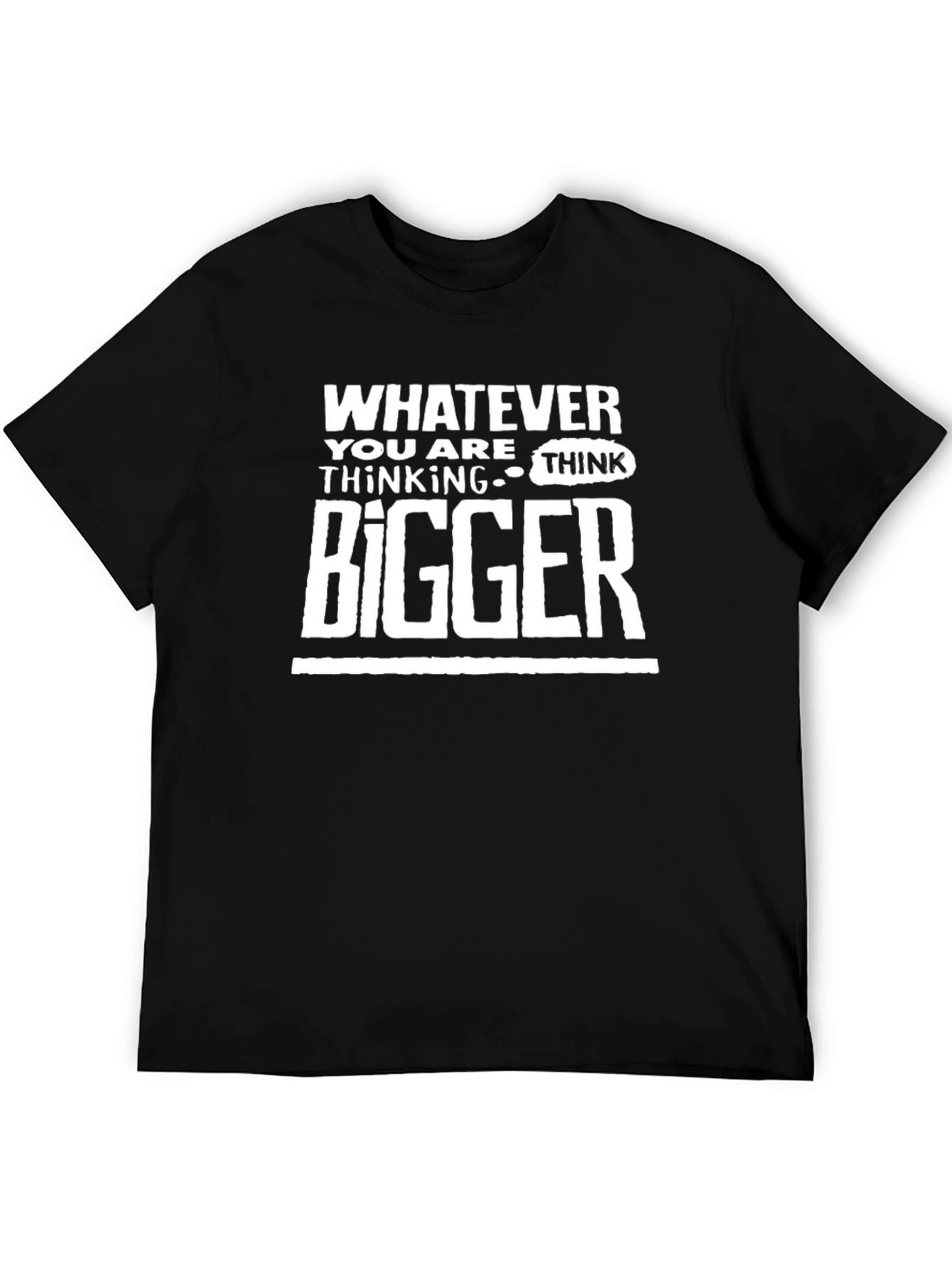 Think Bigger Graphic T-Shirt - Black
