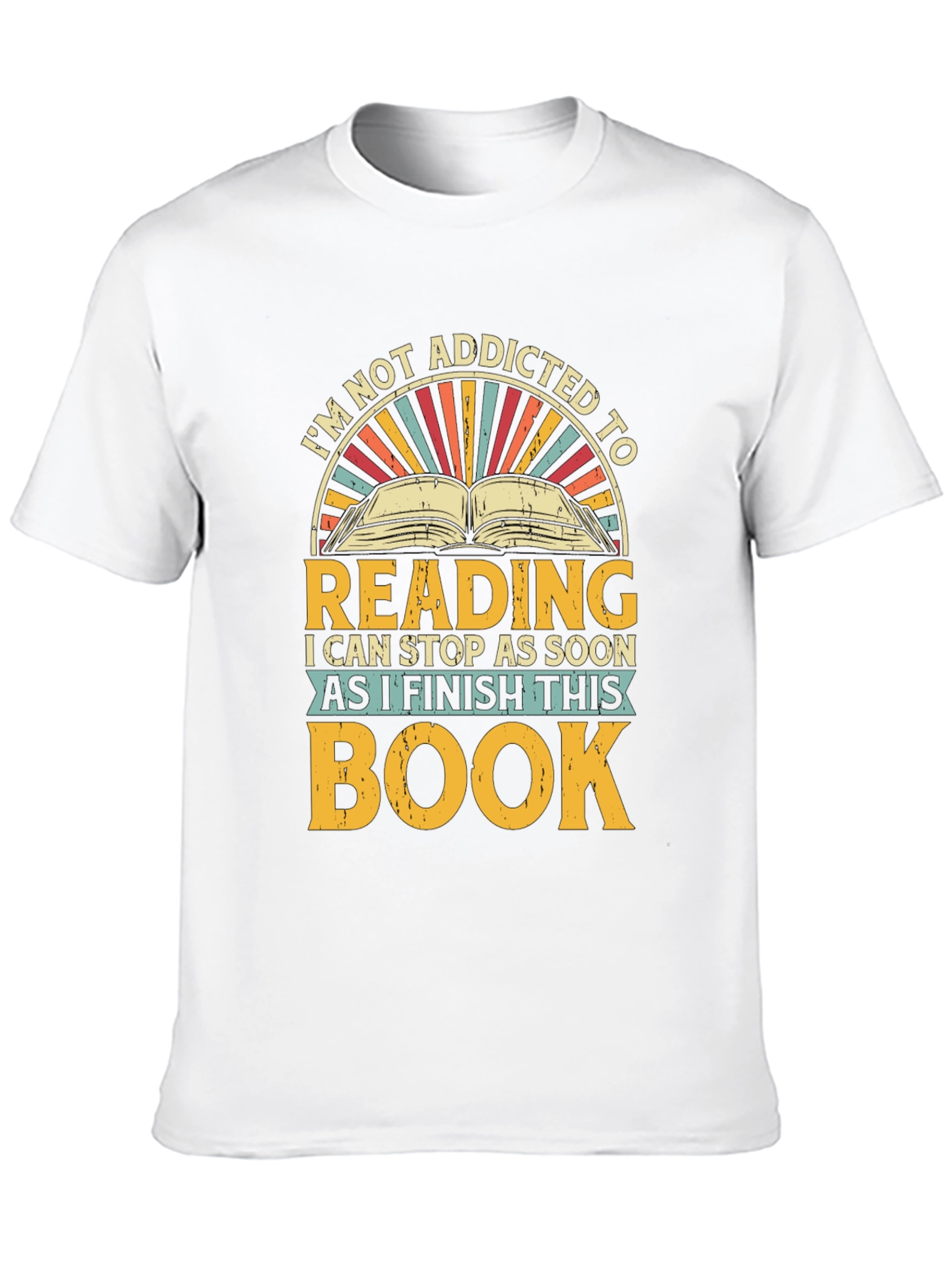 Addicted To Reading T-Shirt - Funny Book Lover Tee