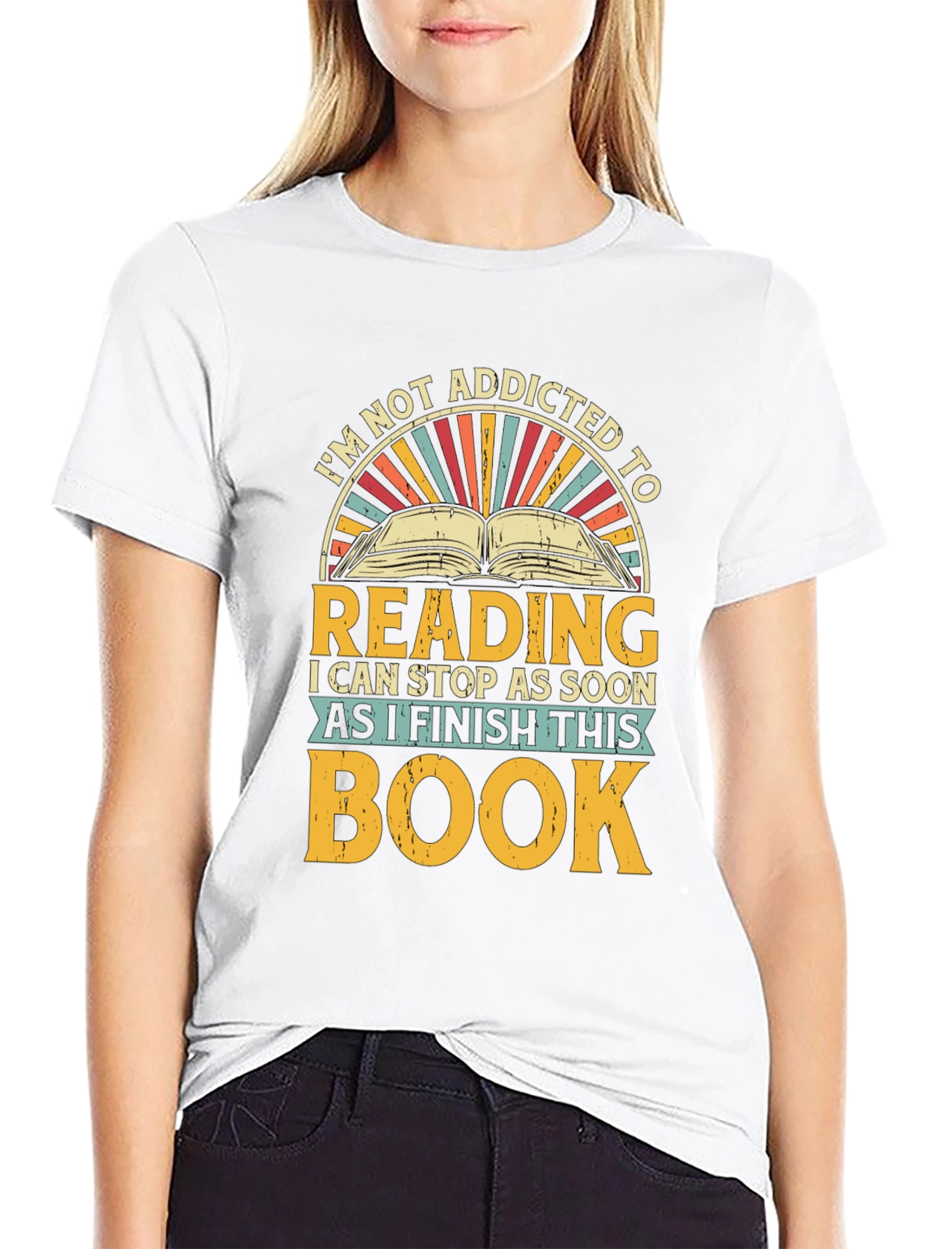 Addicted To Reading T-Shirt - Funny Book Lover Tee
