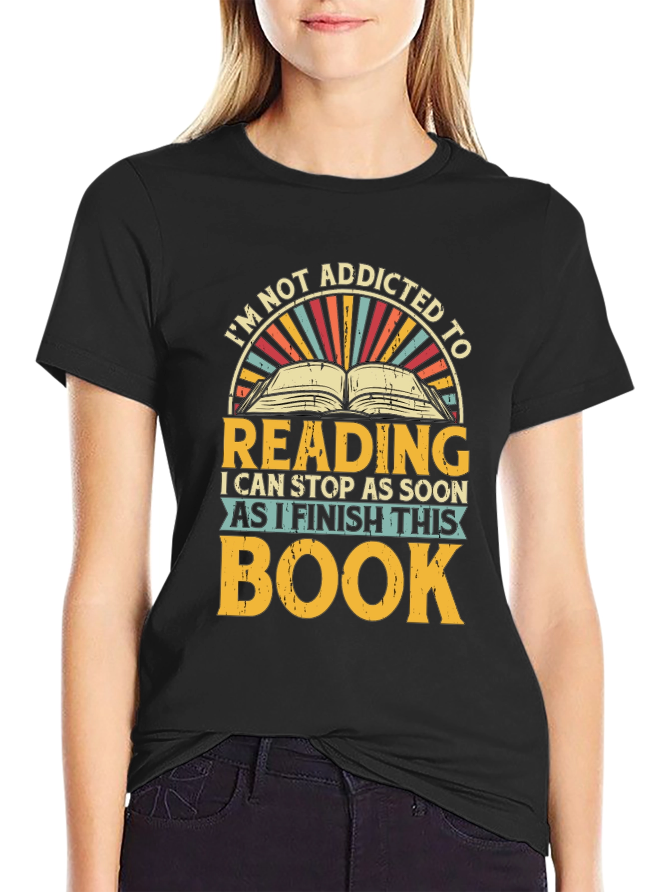 Addicted To Reading T-Shirt - Funny Book Lover Tee