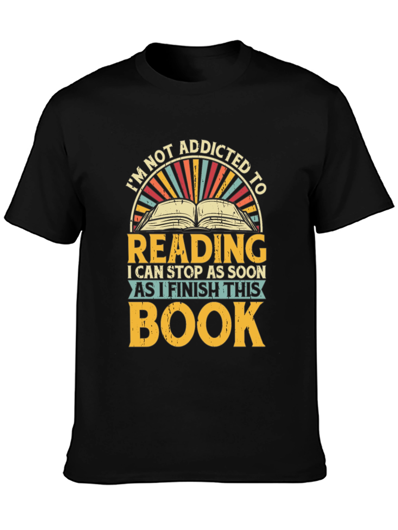 Addicted To Reading T-Shirt - Funny Book Lover Tee