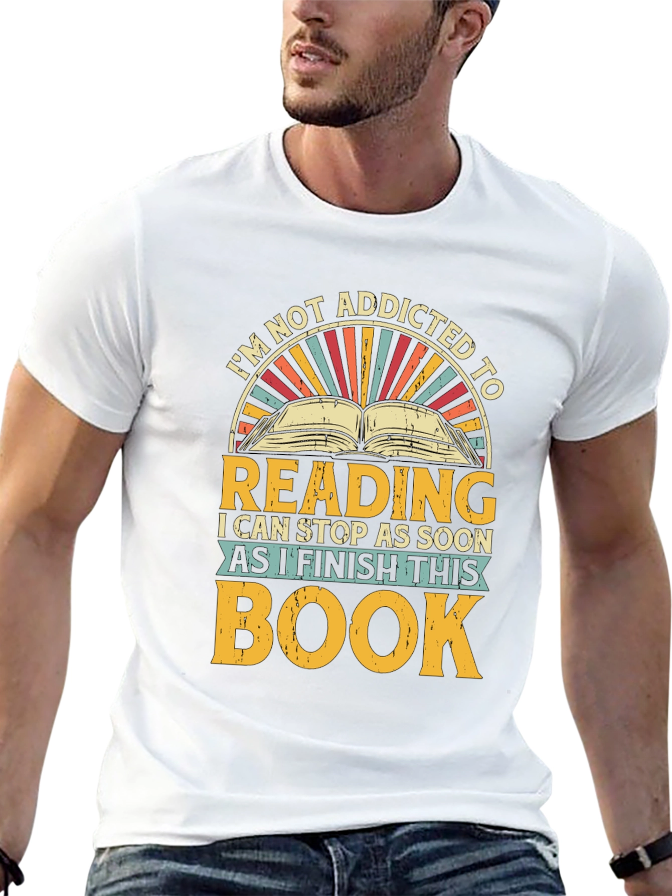 Addicted To Reading T-Shirt - Funny Book Lover Tee