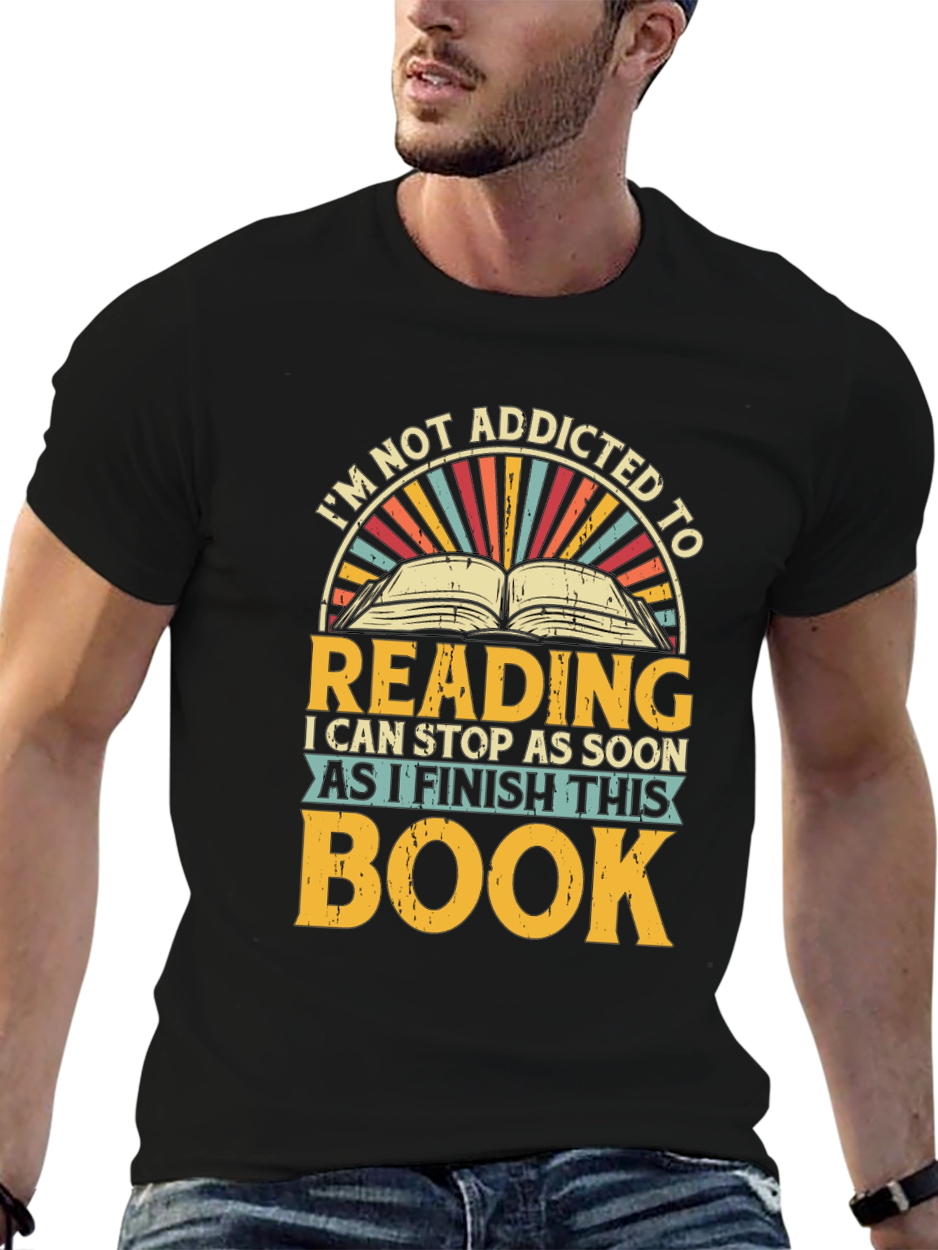 Addicted To Reading T-Shirt - Funny Book Lover Tee