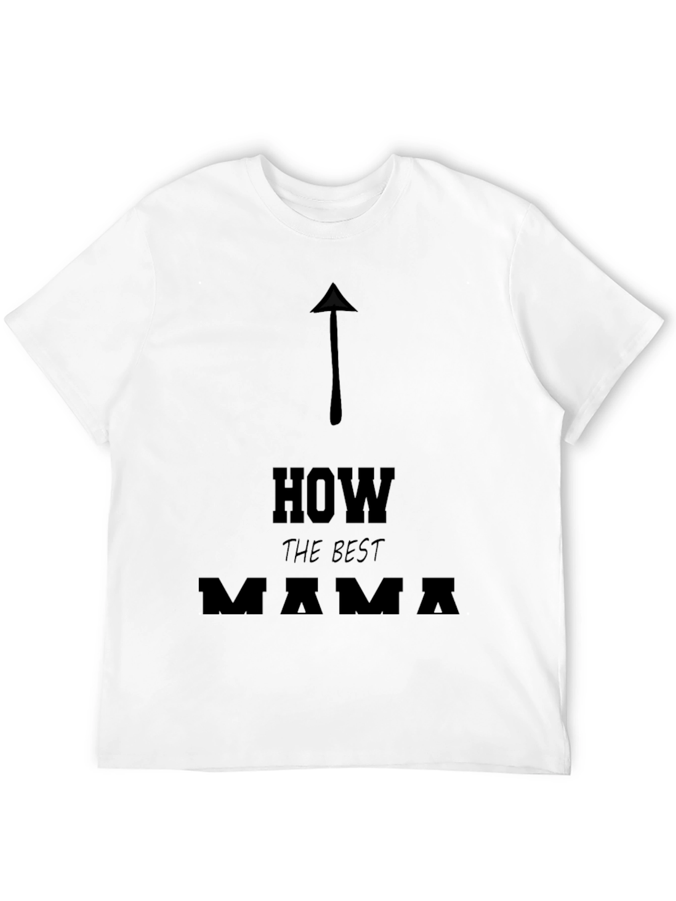 Best Mama Arrow Graphic Tee - Casual Unisex T-Shirt