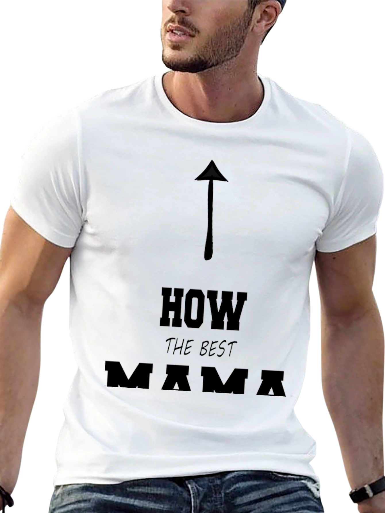 Best Mama Arrow Graphic Tee - Casual Unisex T-Shirt