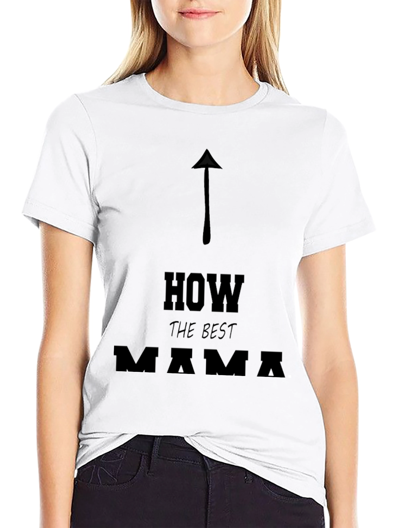 Best Mama Arrow Graphic Tee - Casual Unisex T-Shirt